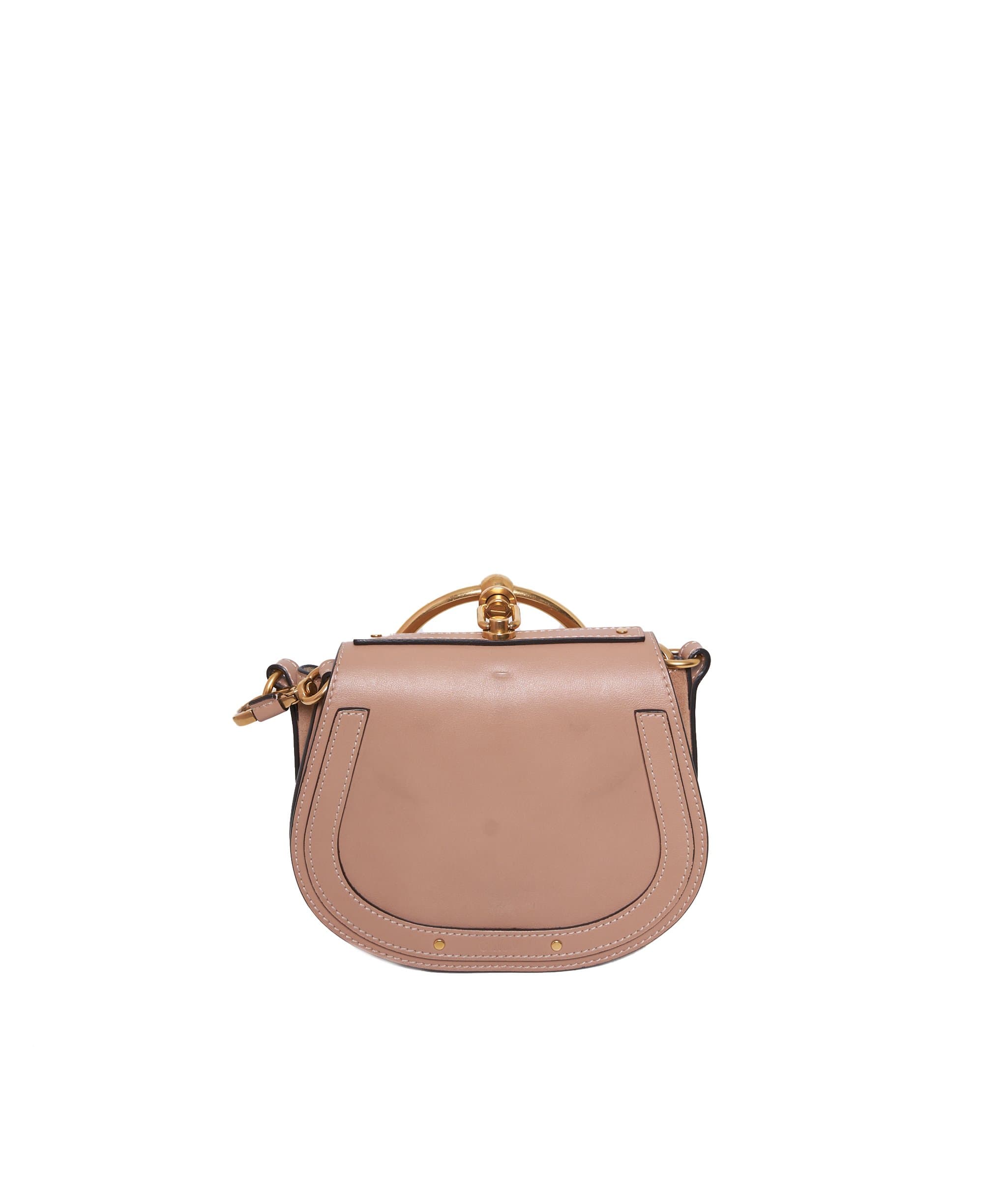 LuxuryPromise Chloe Beige Leather Nile Bag GHW - AGL1225