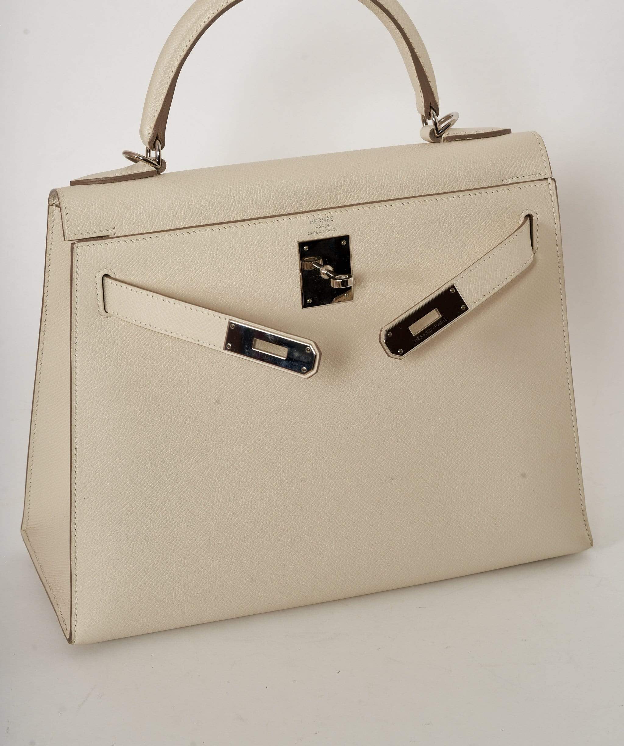 LuxuryPromise Hermes Kelly 28 Craie Epsom  - ASL1583