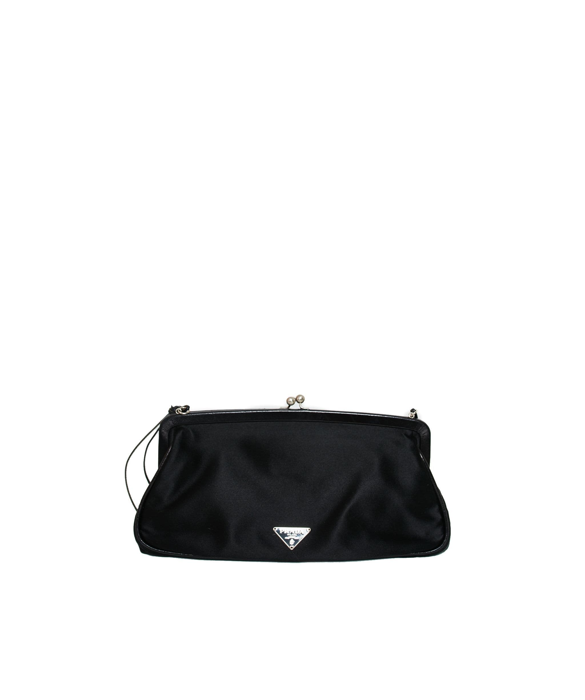 LuxuryPromise Prada Black Nylon Clutch Bag  AGL1165