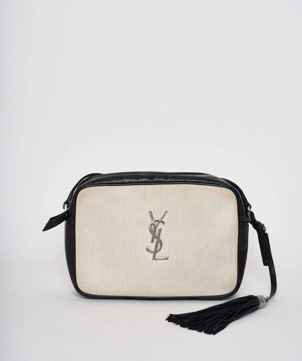 LuxuryPromise YSL Cross body Bag - Black and Beige