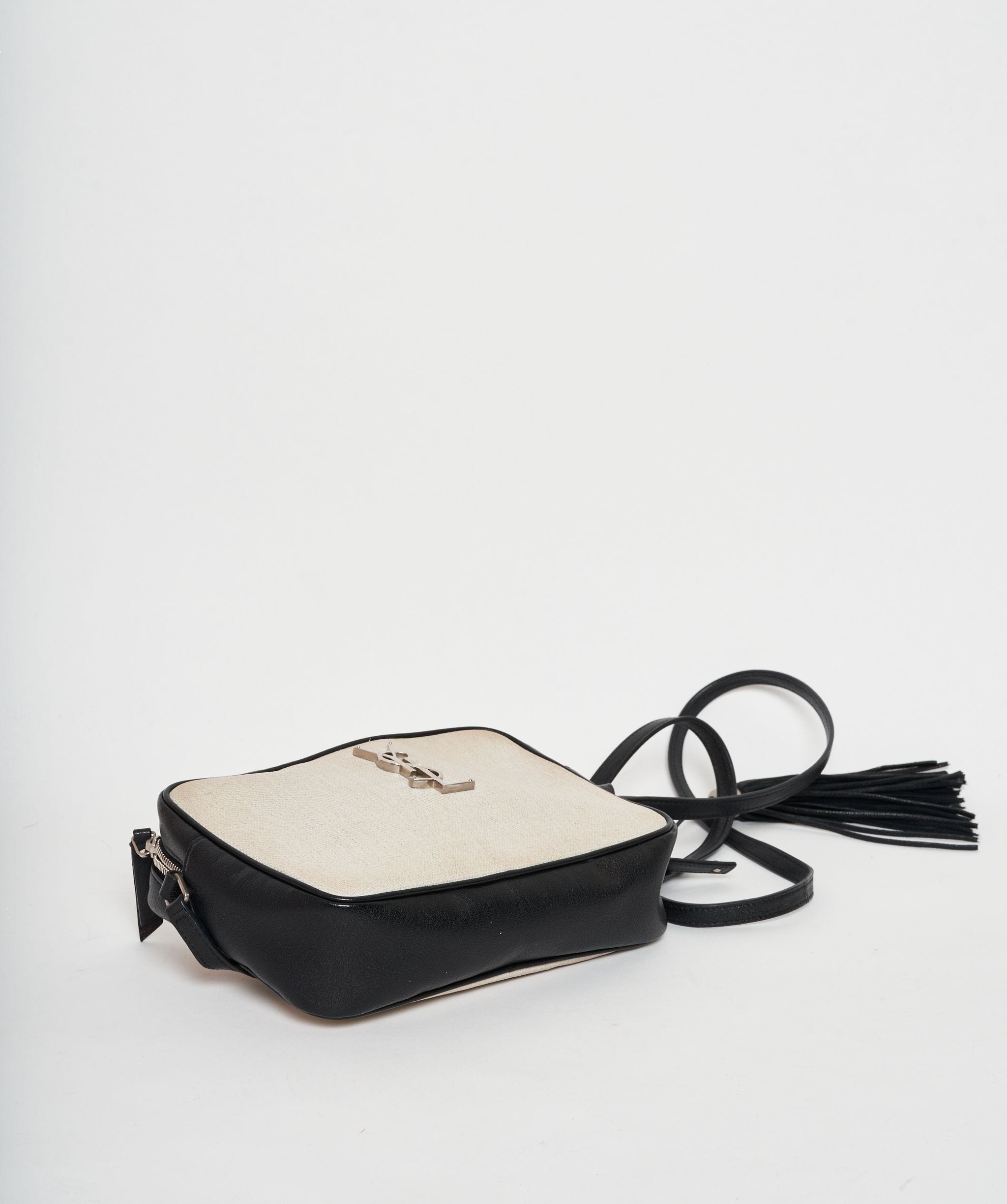 LuxuryPromise YSL Cross body Bag - Black and Beige