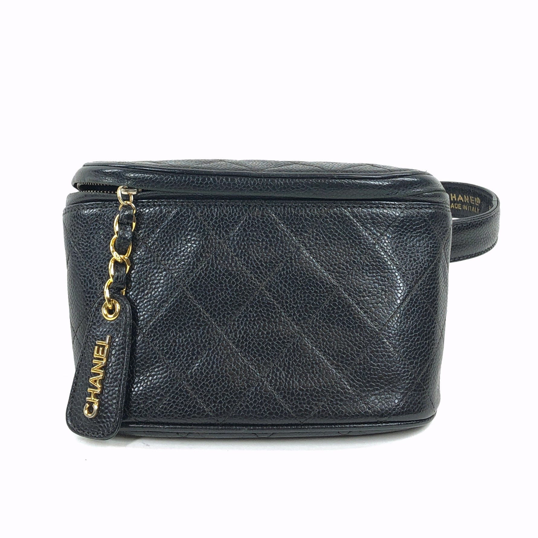 LuxuryPromise Chanel Belt Bag Black Caviar Leather