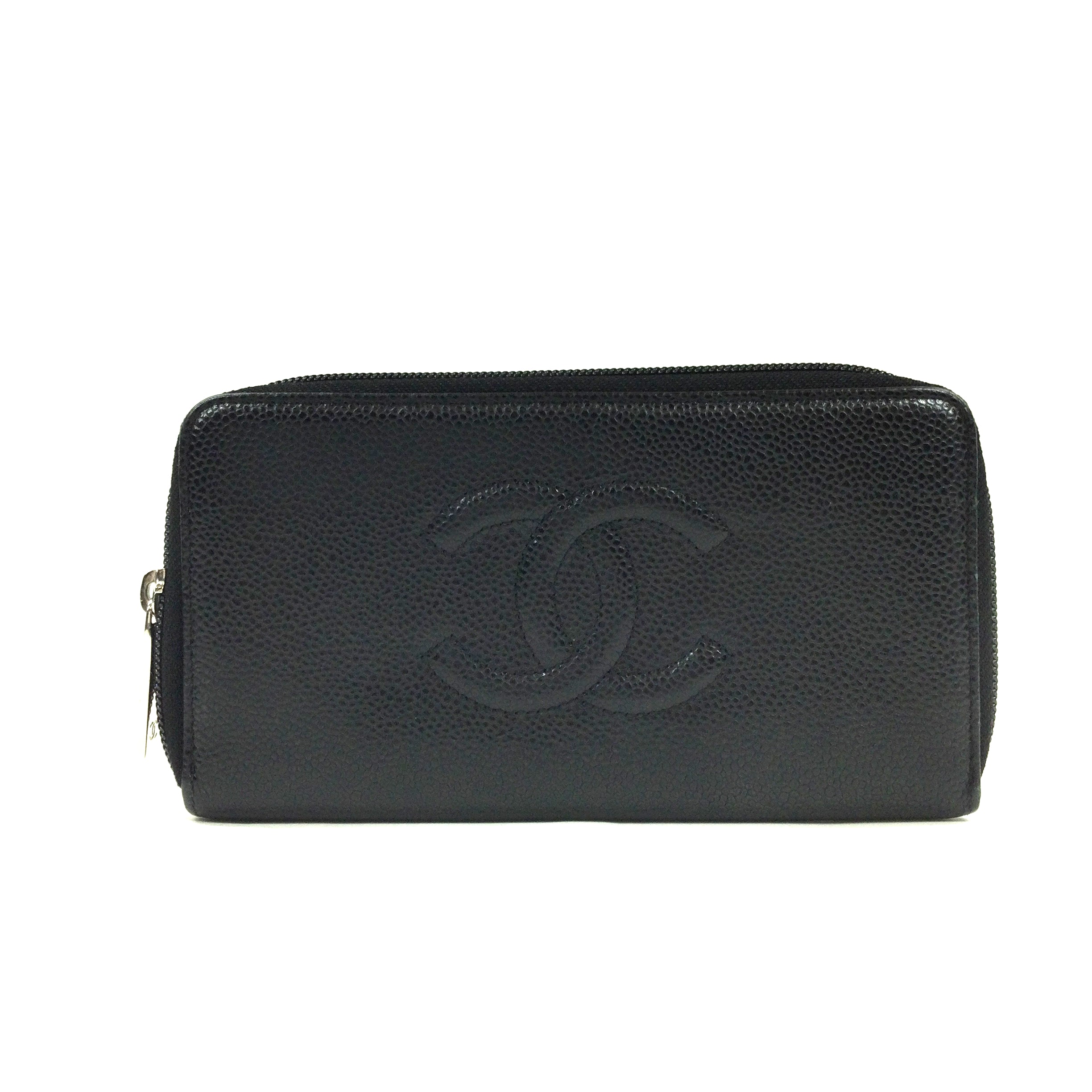 LuxuryPromise Chanel Caviar Matelasse Round Zipped Wallet