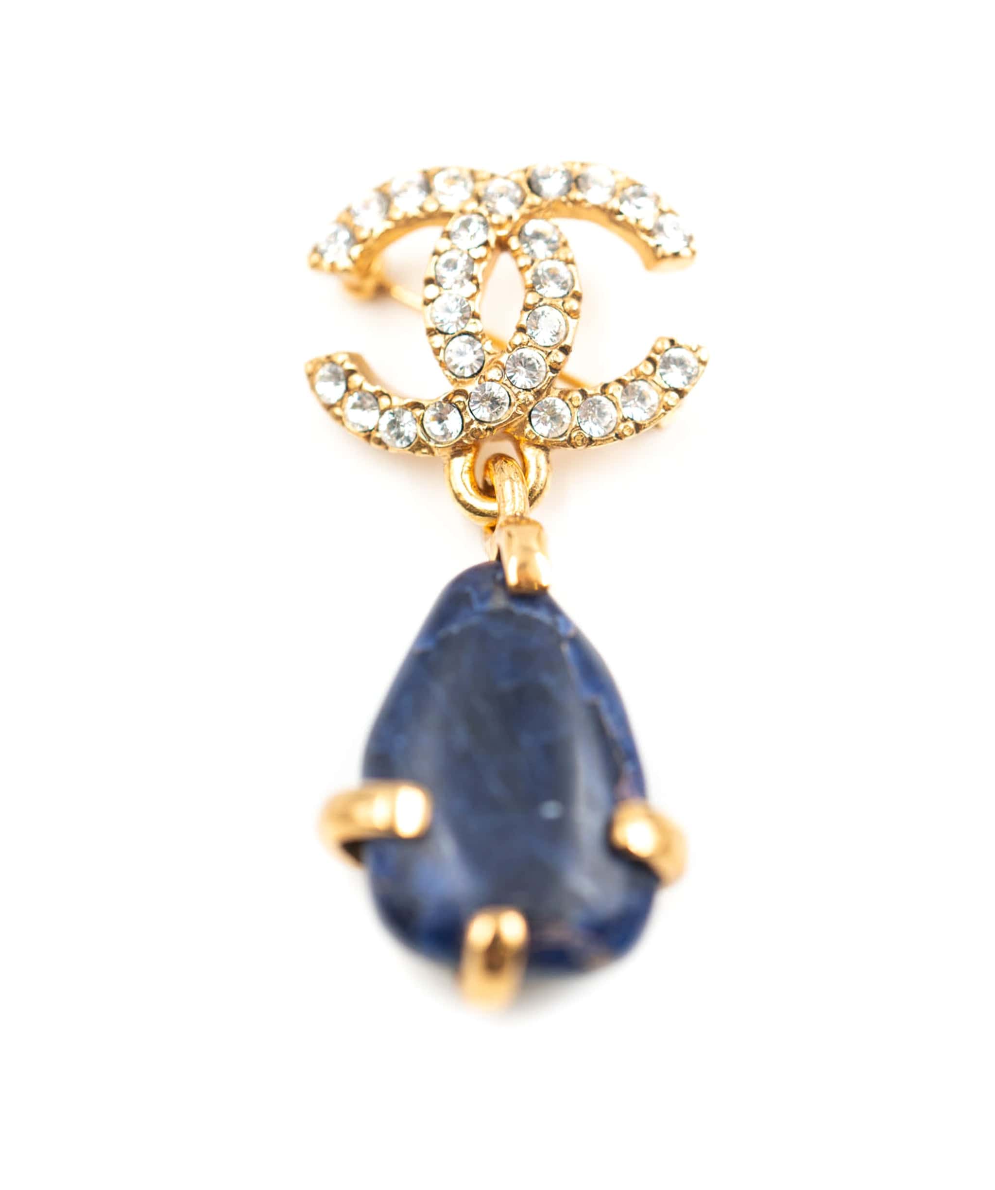 LuxuryPromise Chanel Blue stone with Crystal CC - AWL3682