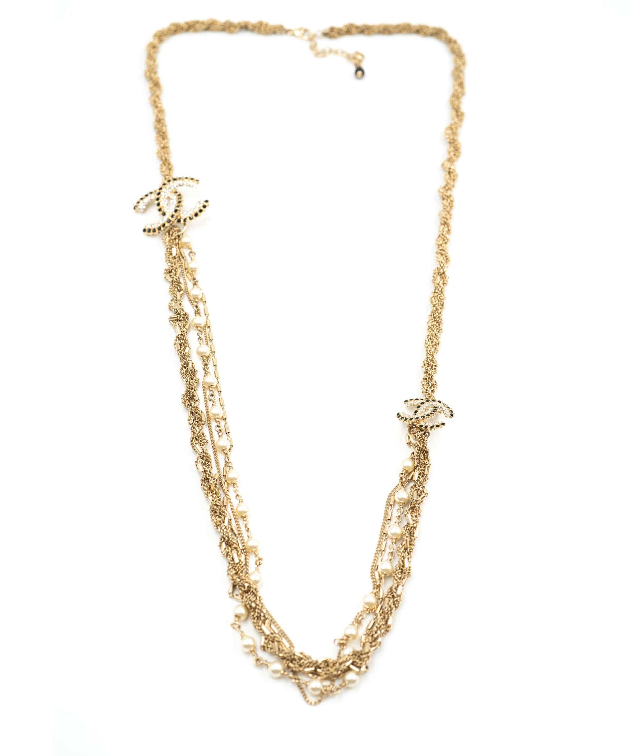 LuxuryPromise Chanel multi chain gold Chanel necklace - AWL3680