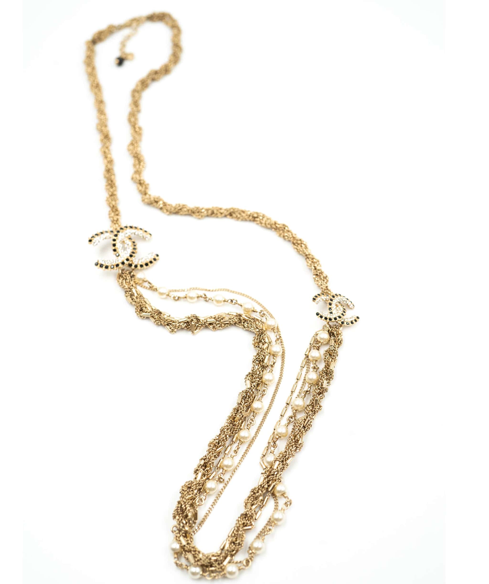 LuxuryPromise Chanel multi chain gold Chanel necklace - AWL3680