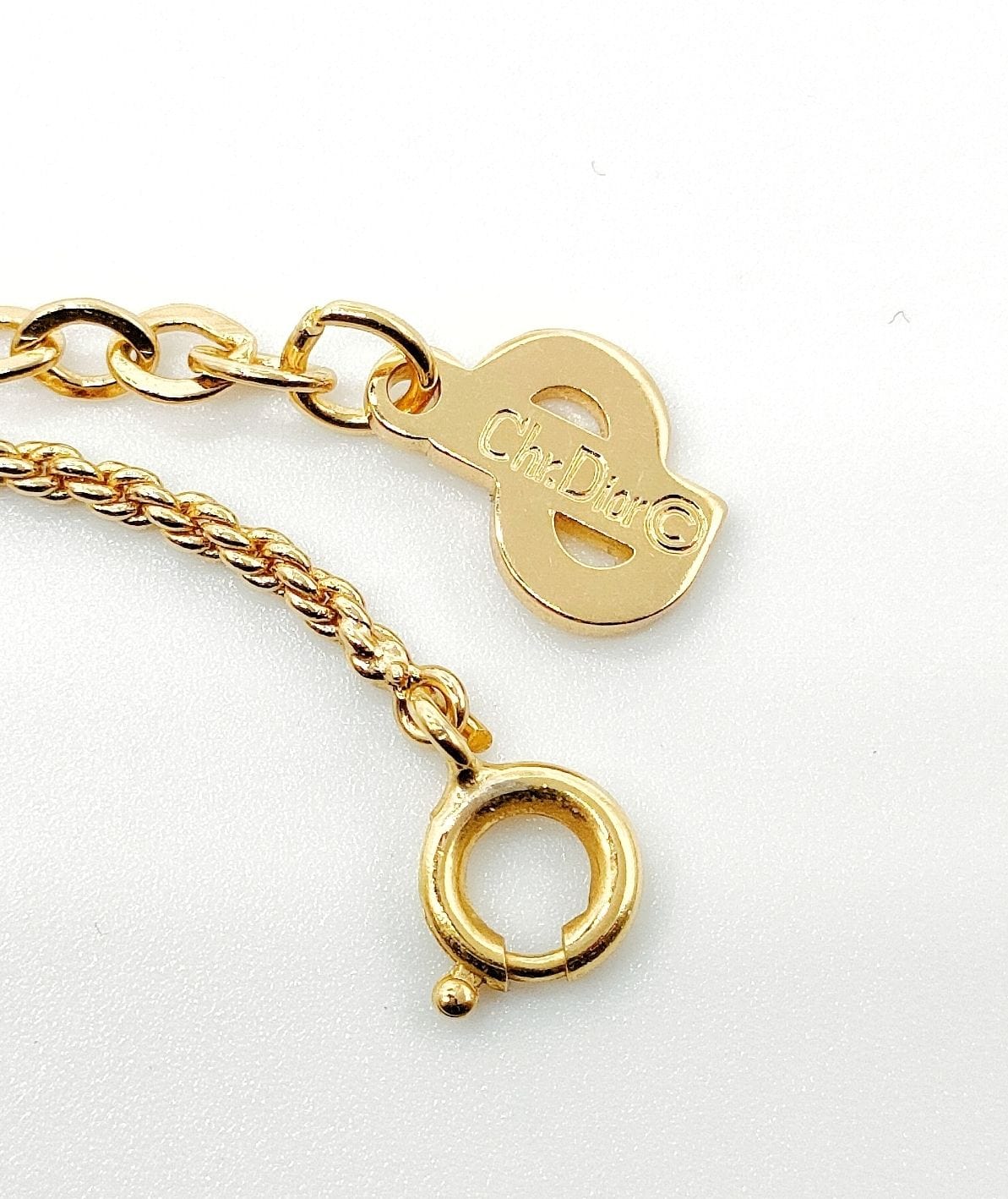 LuxuryPromise Dior Cd Logo Gold Necklace