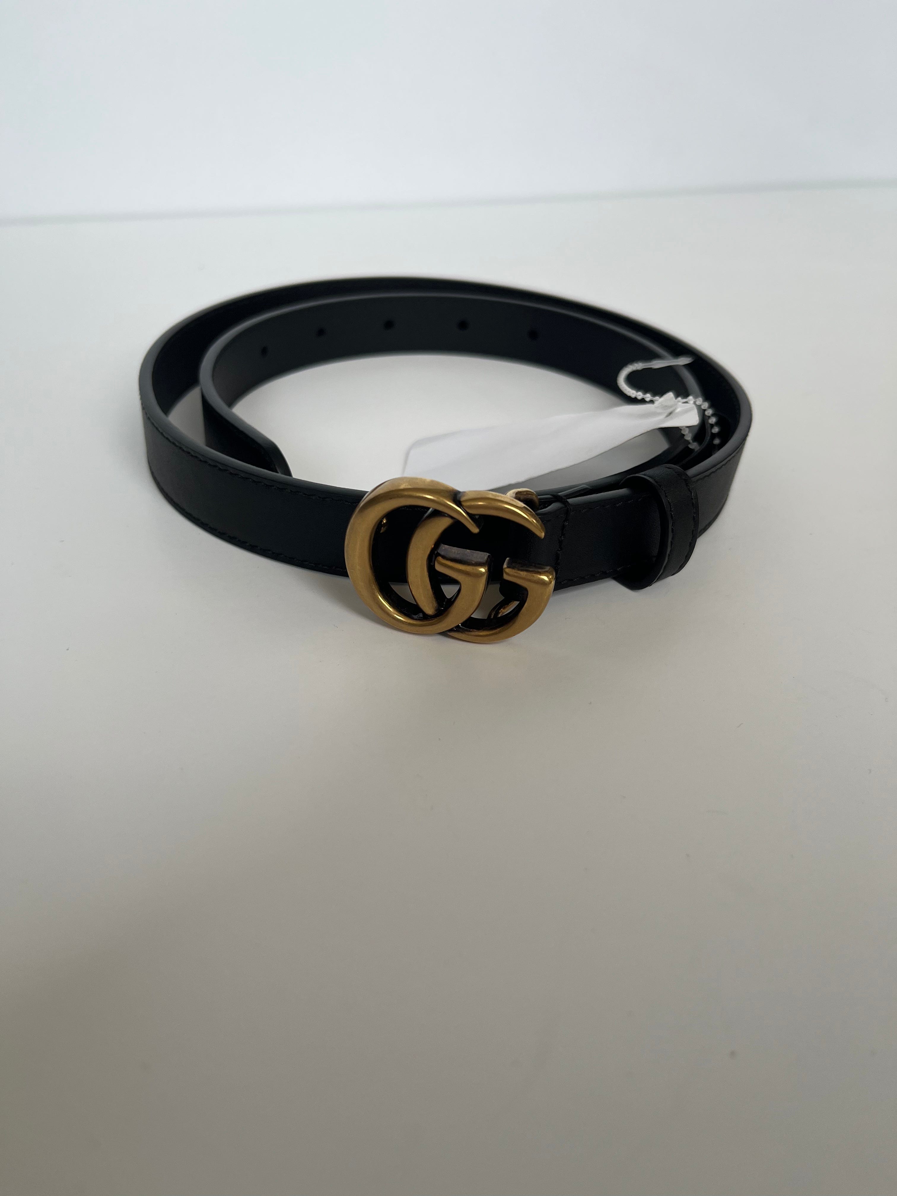 LuxuryPromise Gucci GG Thin Belt 75