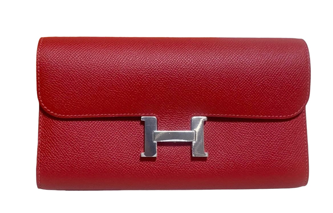 LuxuryPromise Hermes Red Constance Long Wallet