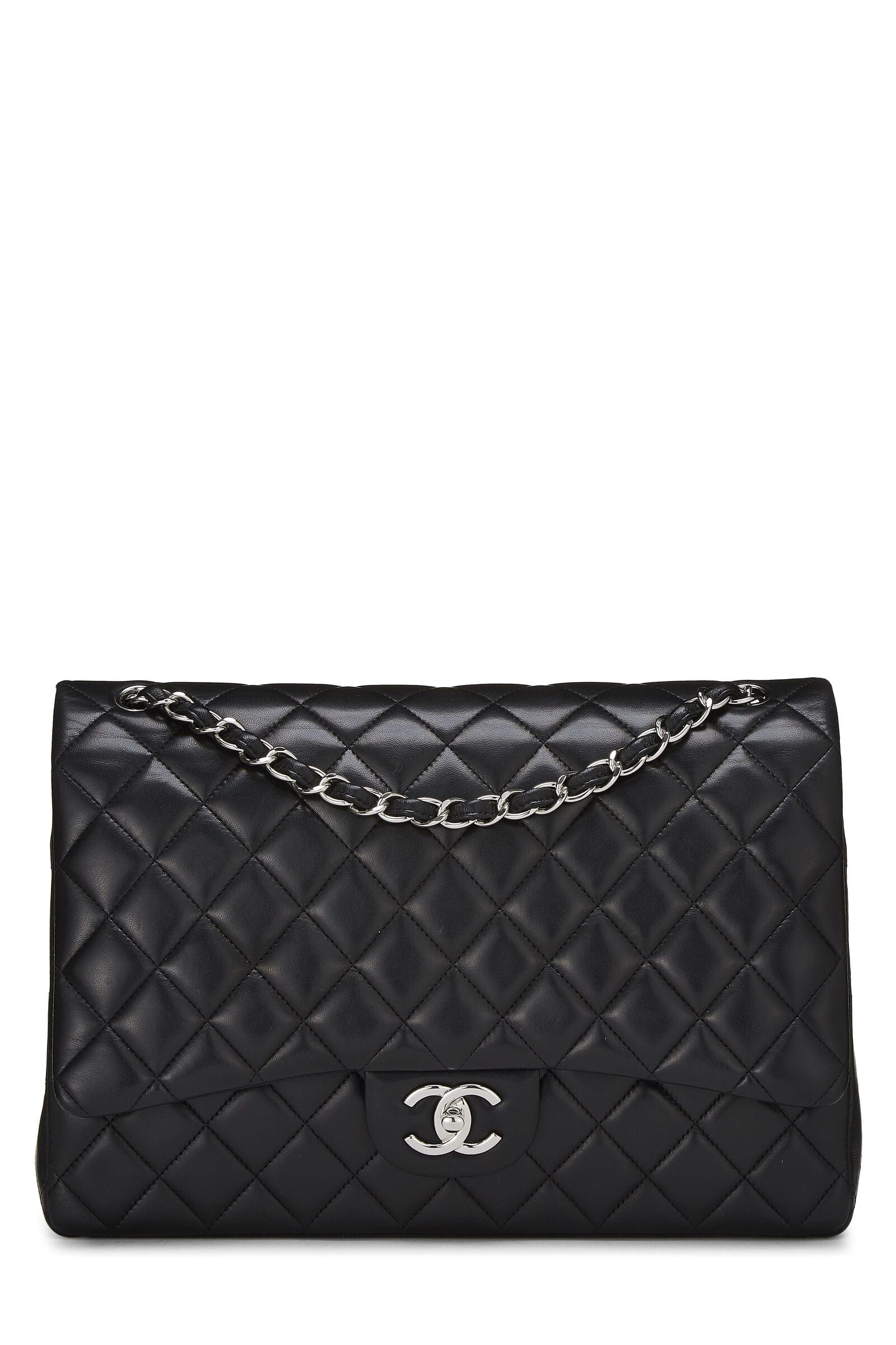 LuxuryPromise Chanel Black Maxi Classic Flap Q6BAQP1IK6012