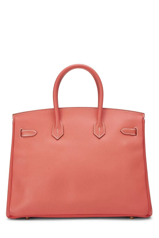 LuxuryPromise Hermes Birkin 35 Rose Jaipur GHW QGBGKI12RB000