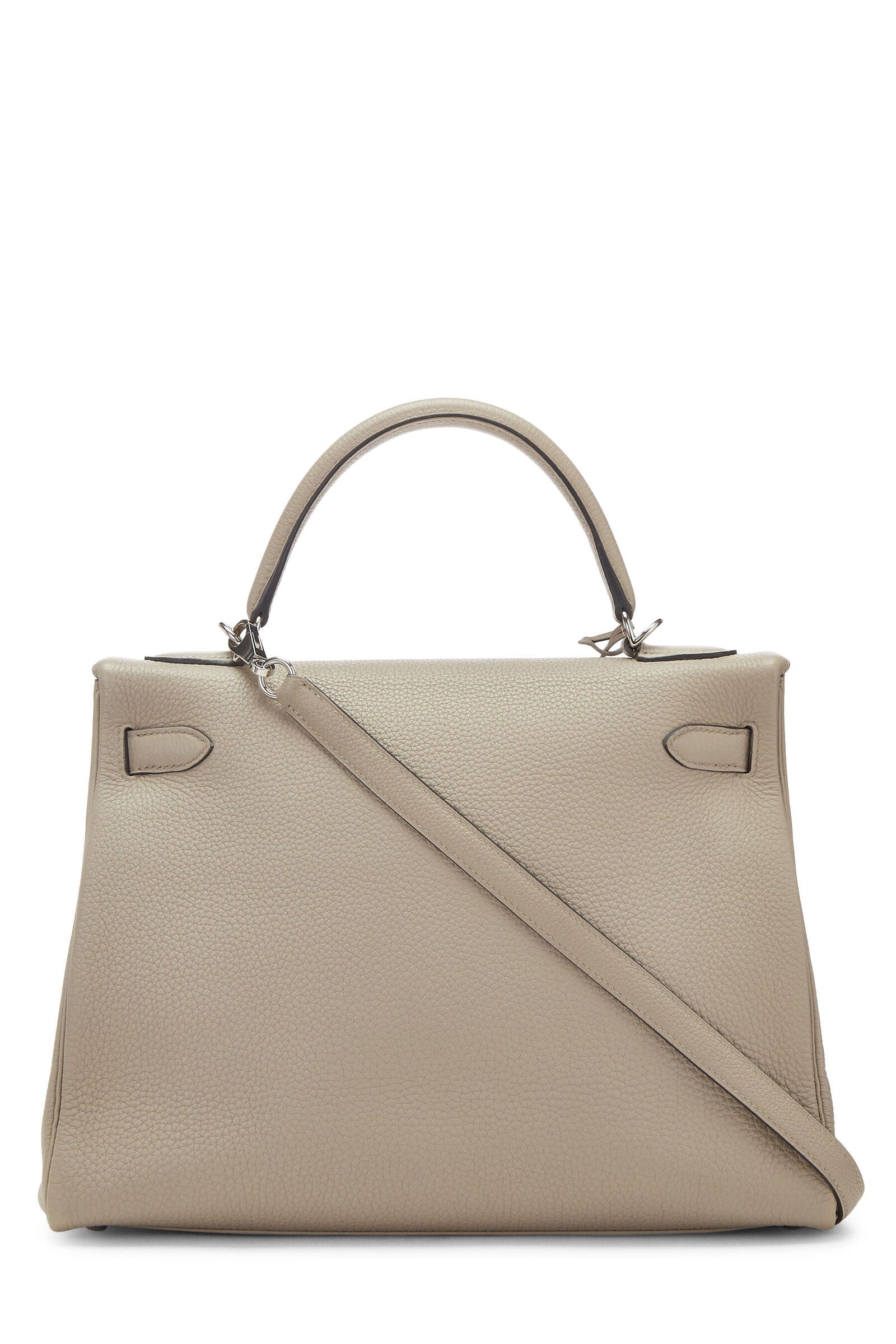 LuxuryPromise Hermes Kelly 32 Gris Tourterelle Togo PHW QGB0H132EB001A