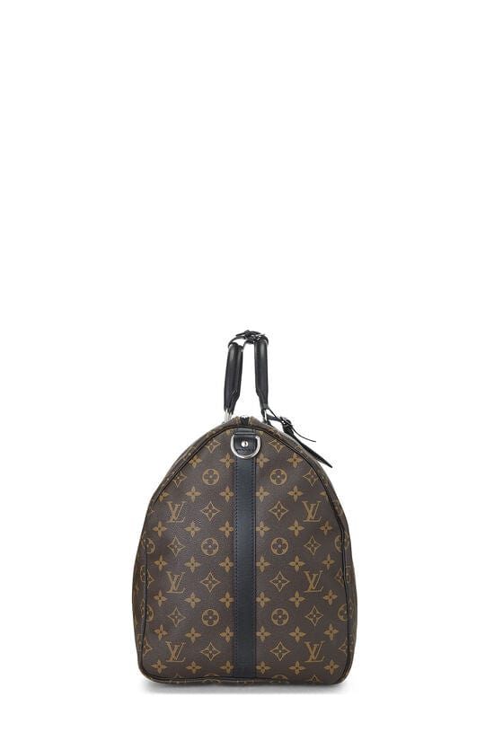 LuxuryPromise Louis Vuitton Brown Macassar Keepall Bandouliere 55 QJB0GI4Q0B031