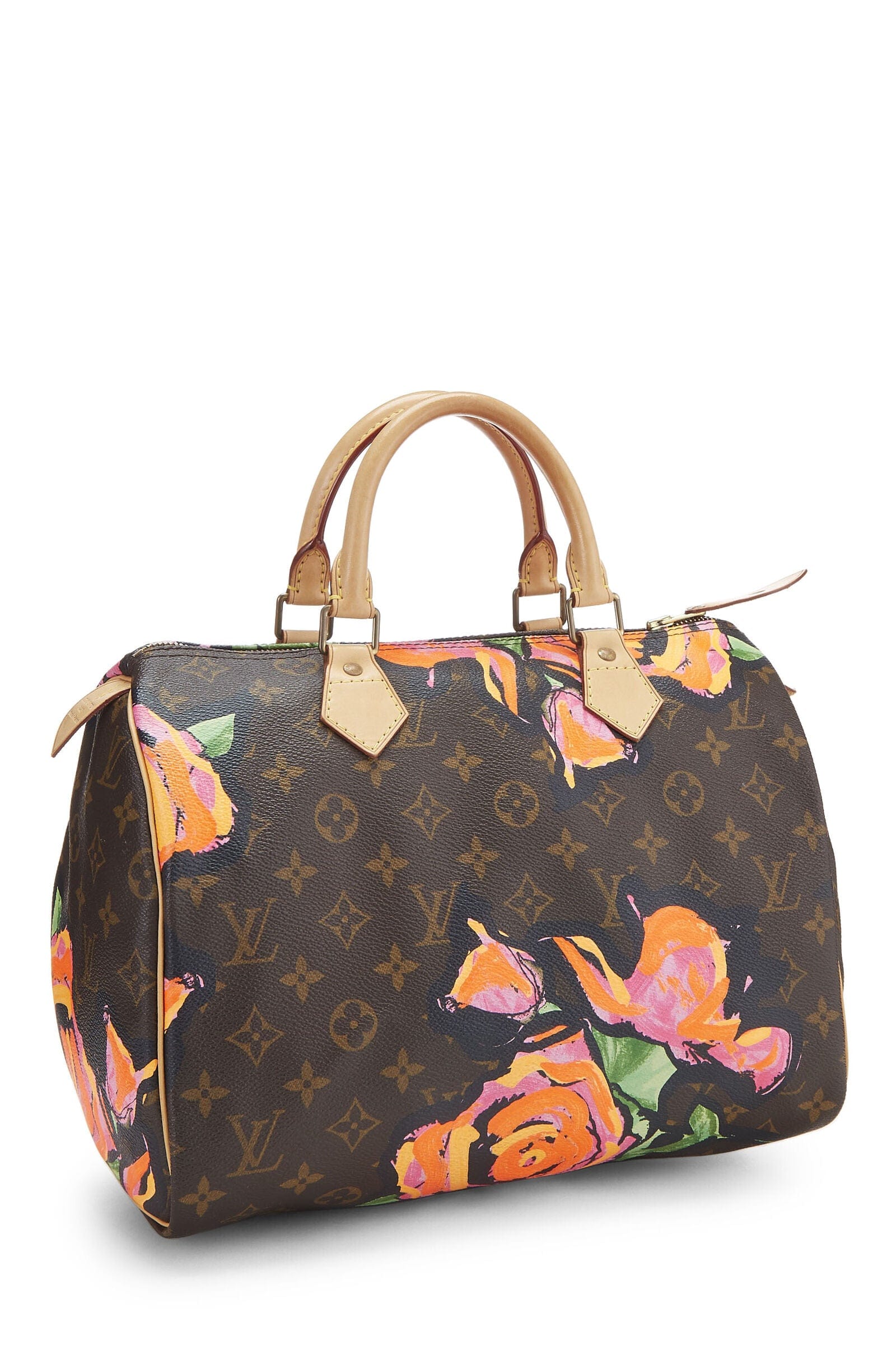 LuxuryPromise Louis Vuitton Brown Roses Speedy 30 QJB0FZ3Q0B060