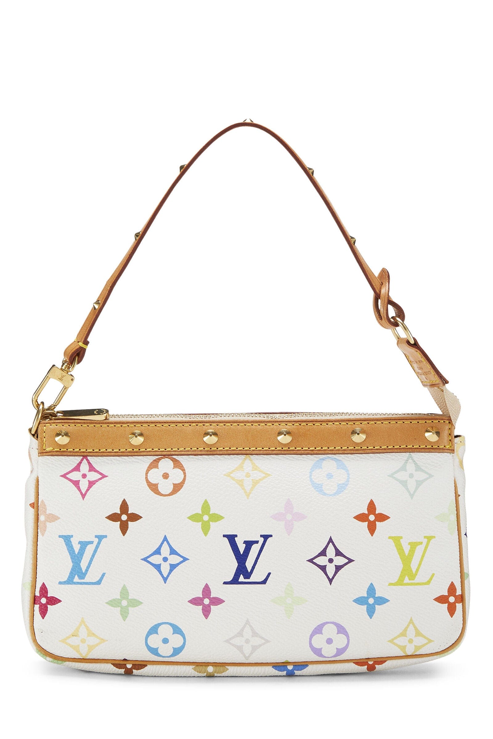 LuxuryPromise Louis Vuitton Murakami White Pochette QJBJUI1ZWB032