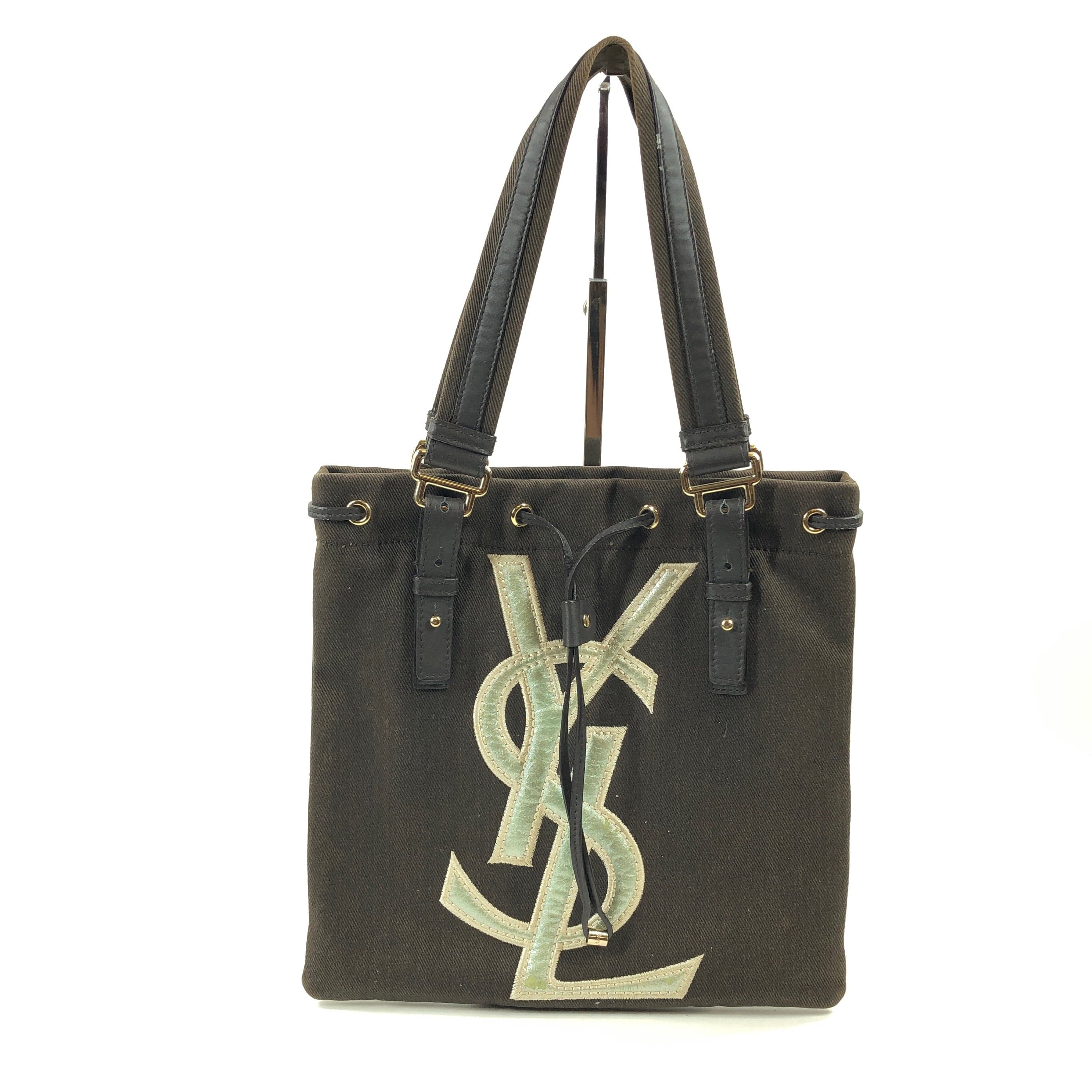 LuxuryPromise Yves Saint Laurent Ysl Logo Embroidery Handbag