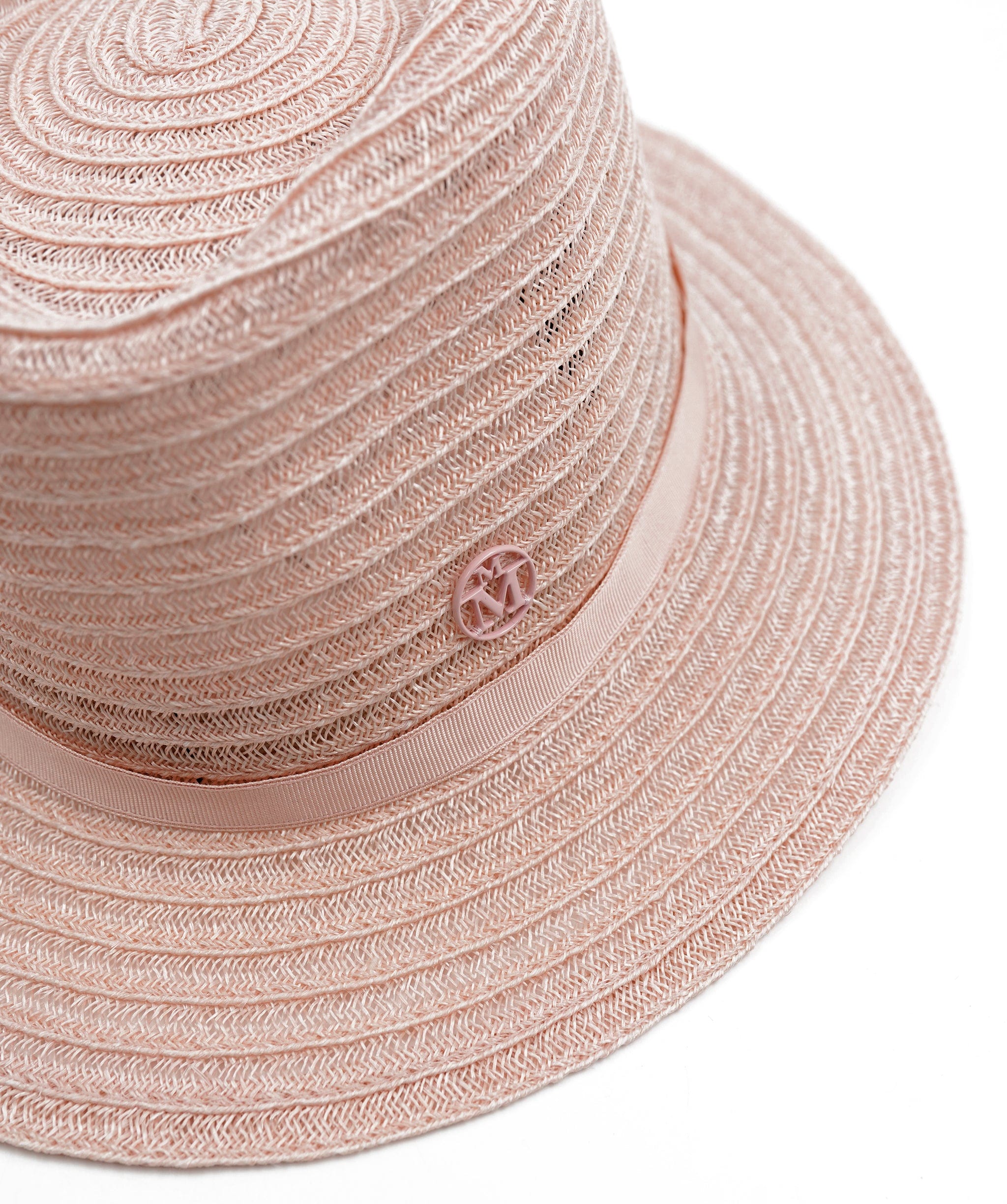 Maison Michel Maison Michel pink straw André hat - ASL5080