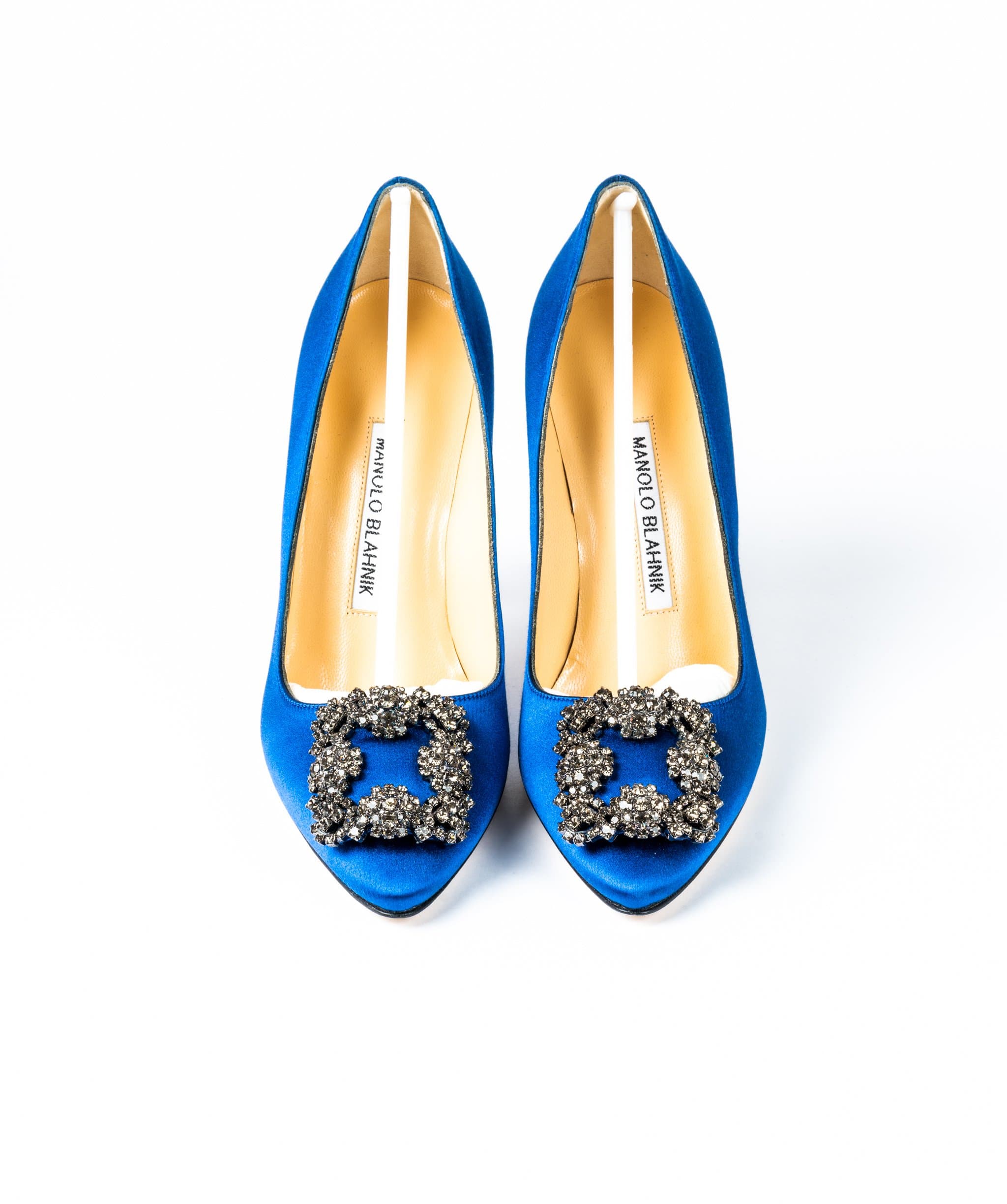 Manolo Blahnik Manolo Blahnik Hangisi Pumps Royal Blue Size 35.5