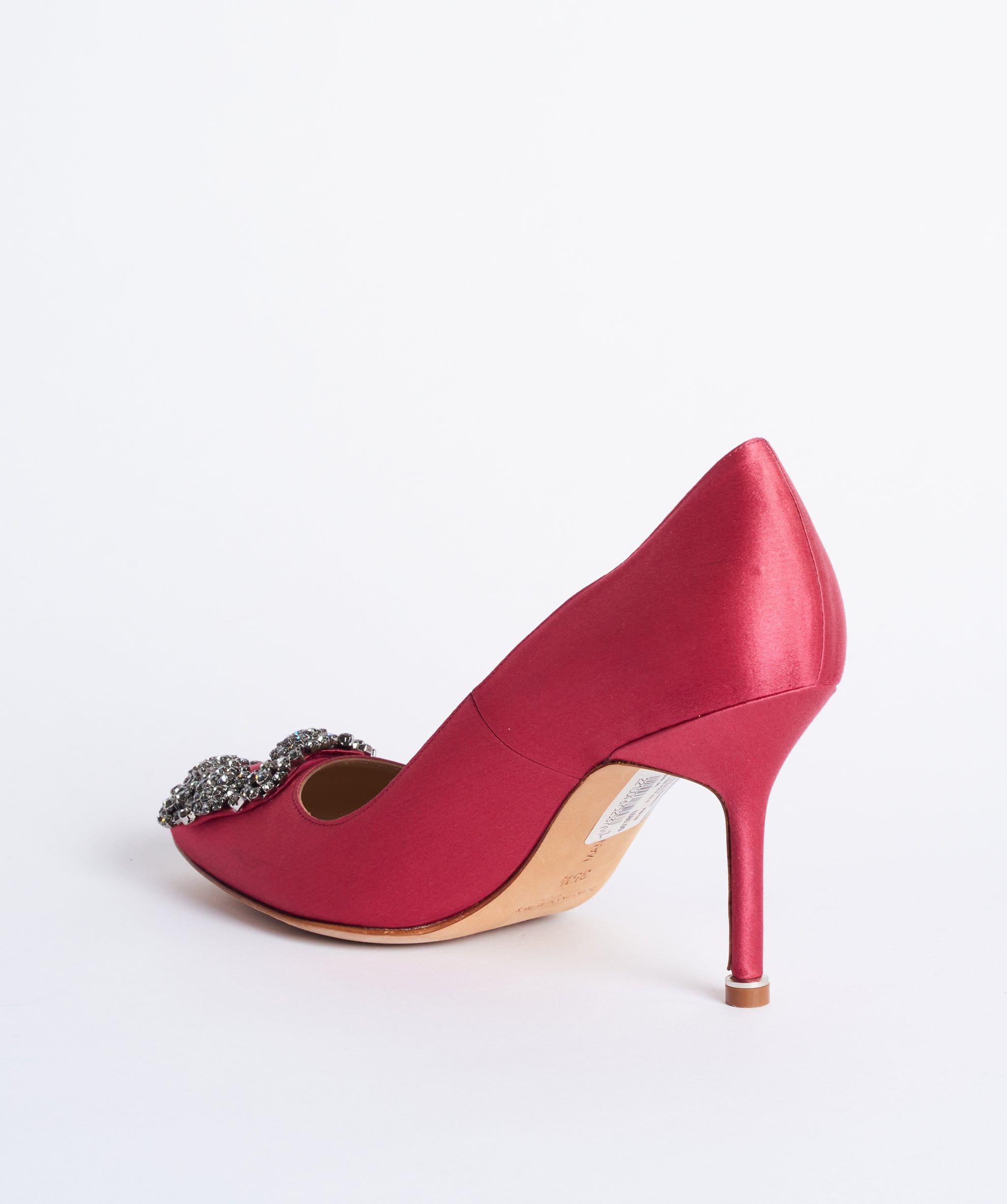 Manolo Blahnik Manolo Blahnik Hangisi Satin Pumps