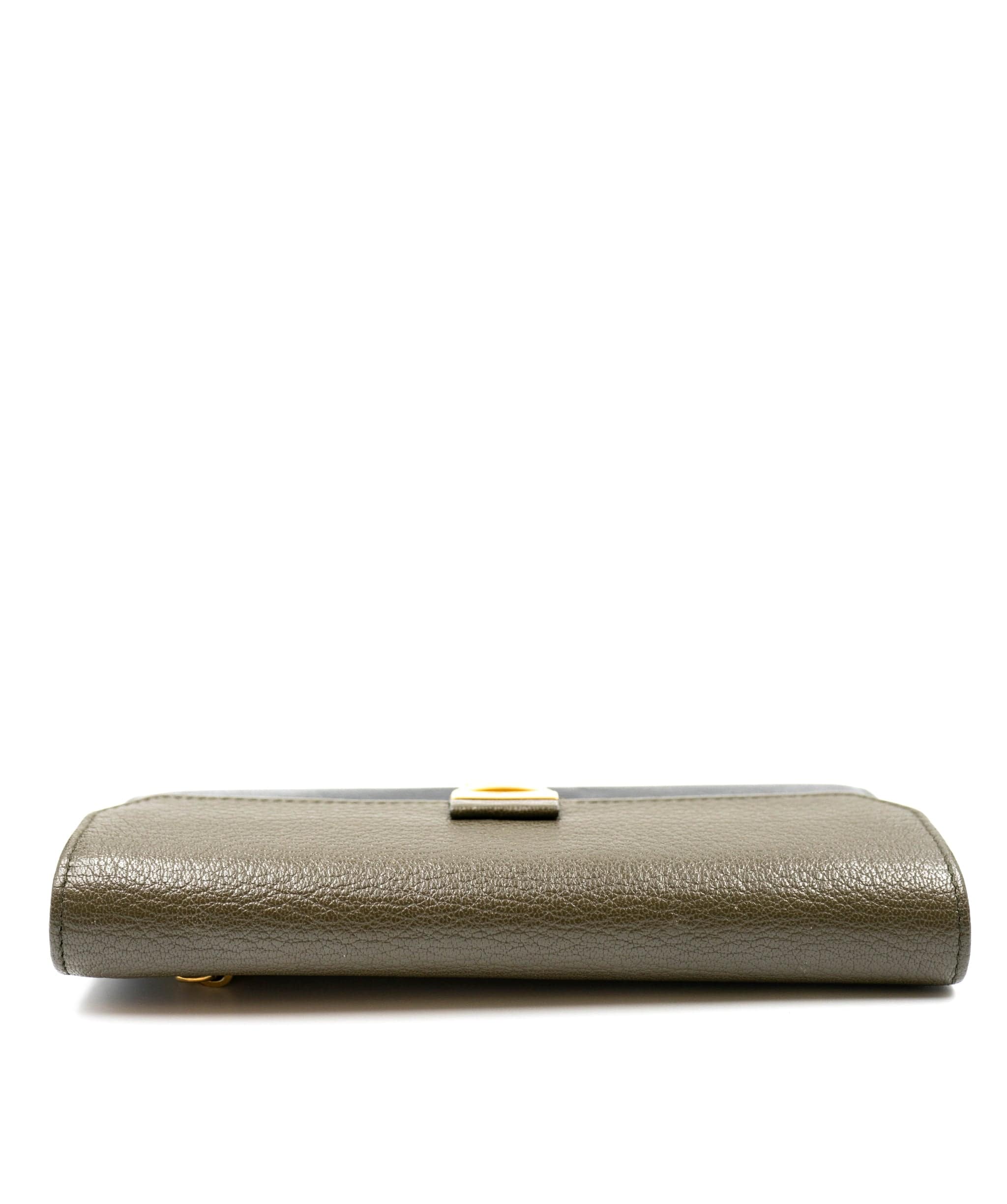 Miu Miu Miu Miu Bi-colour grained wallet with box - AWL3568