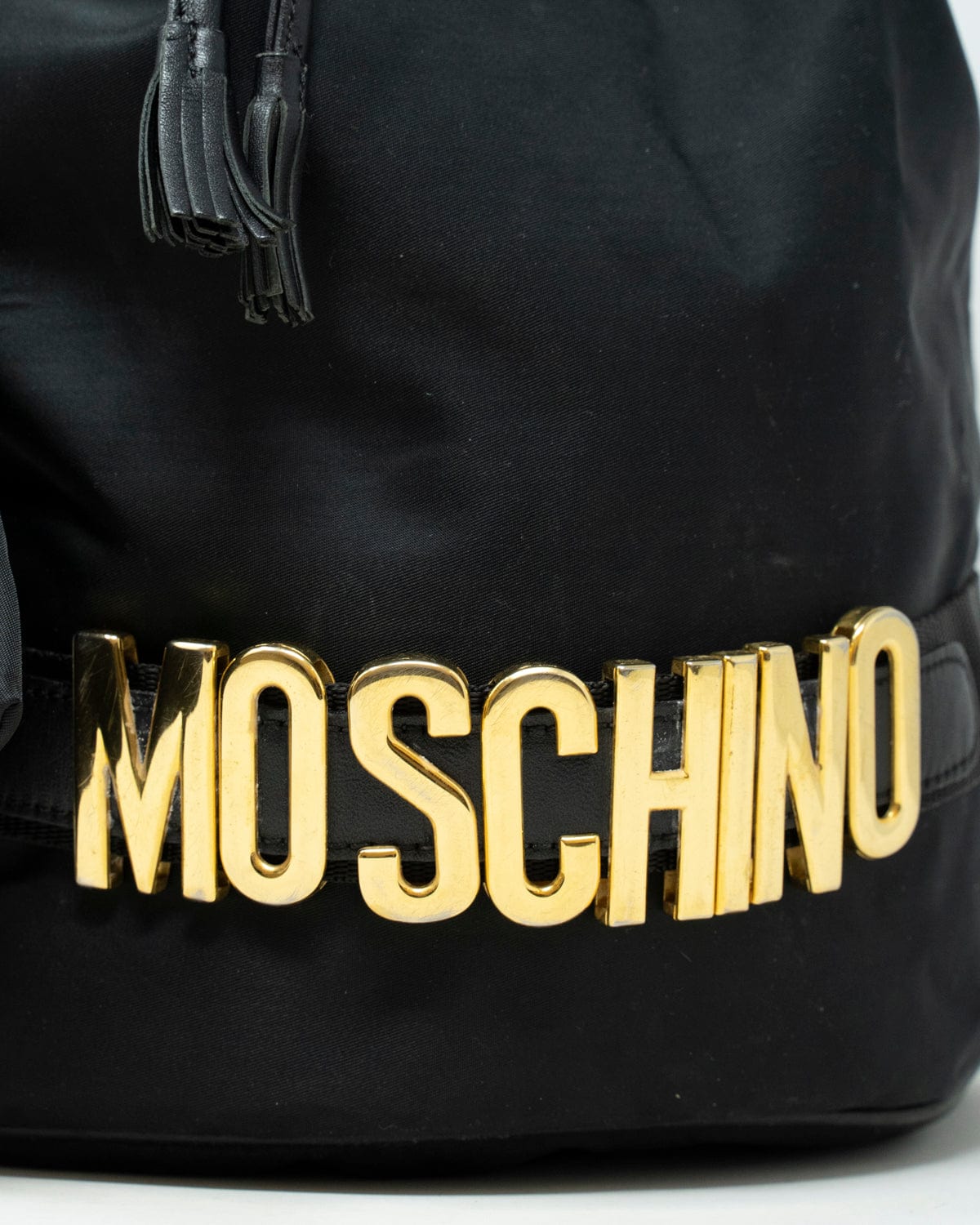 Moschino Moschino Black Nylon Duffle Bag With GHW - AGL1826