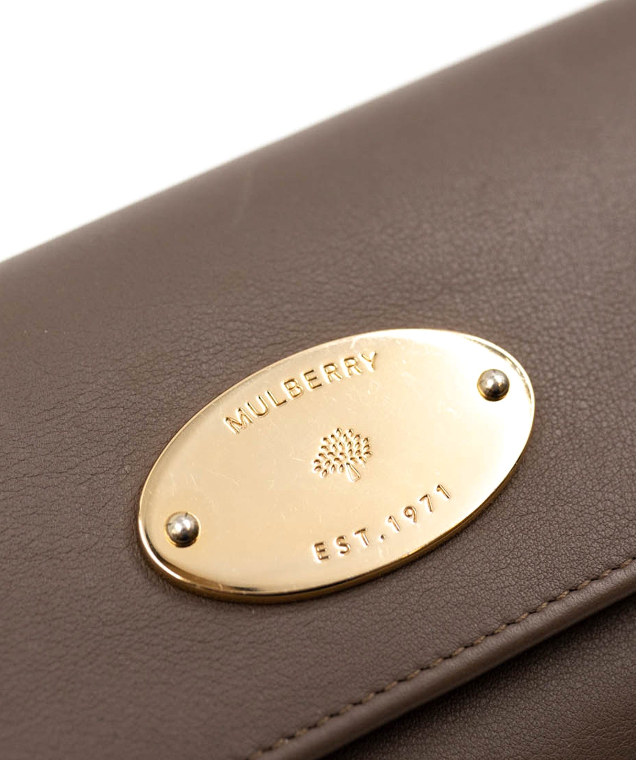 Mulberry Mulberry taupe continental wallet  - AGL2011