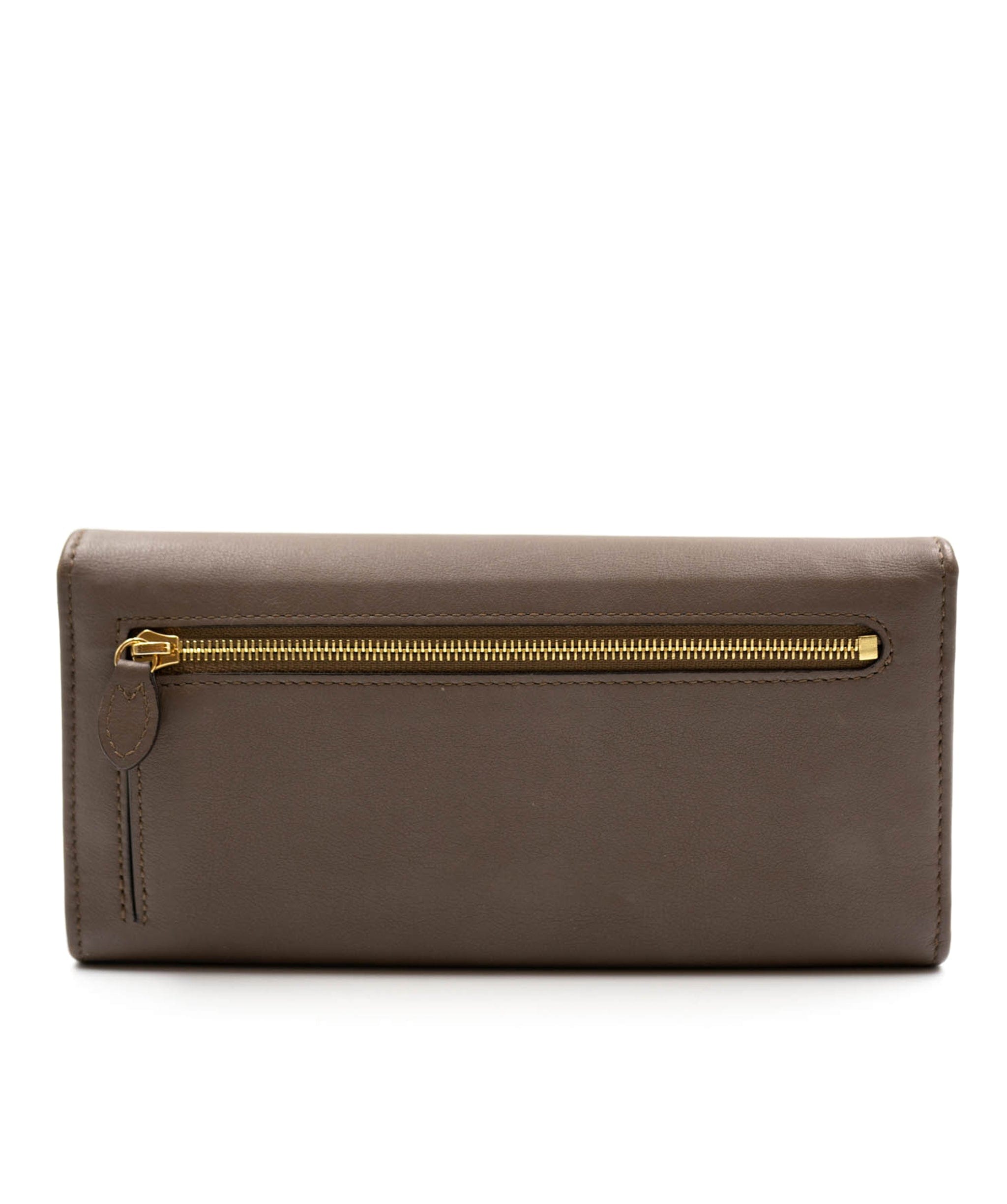 Mulberry Mulberry taupe continental wallet  - AGL2011