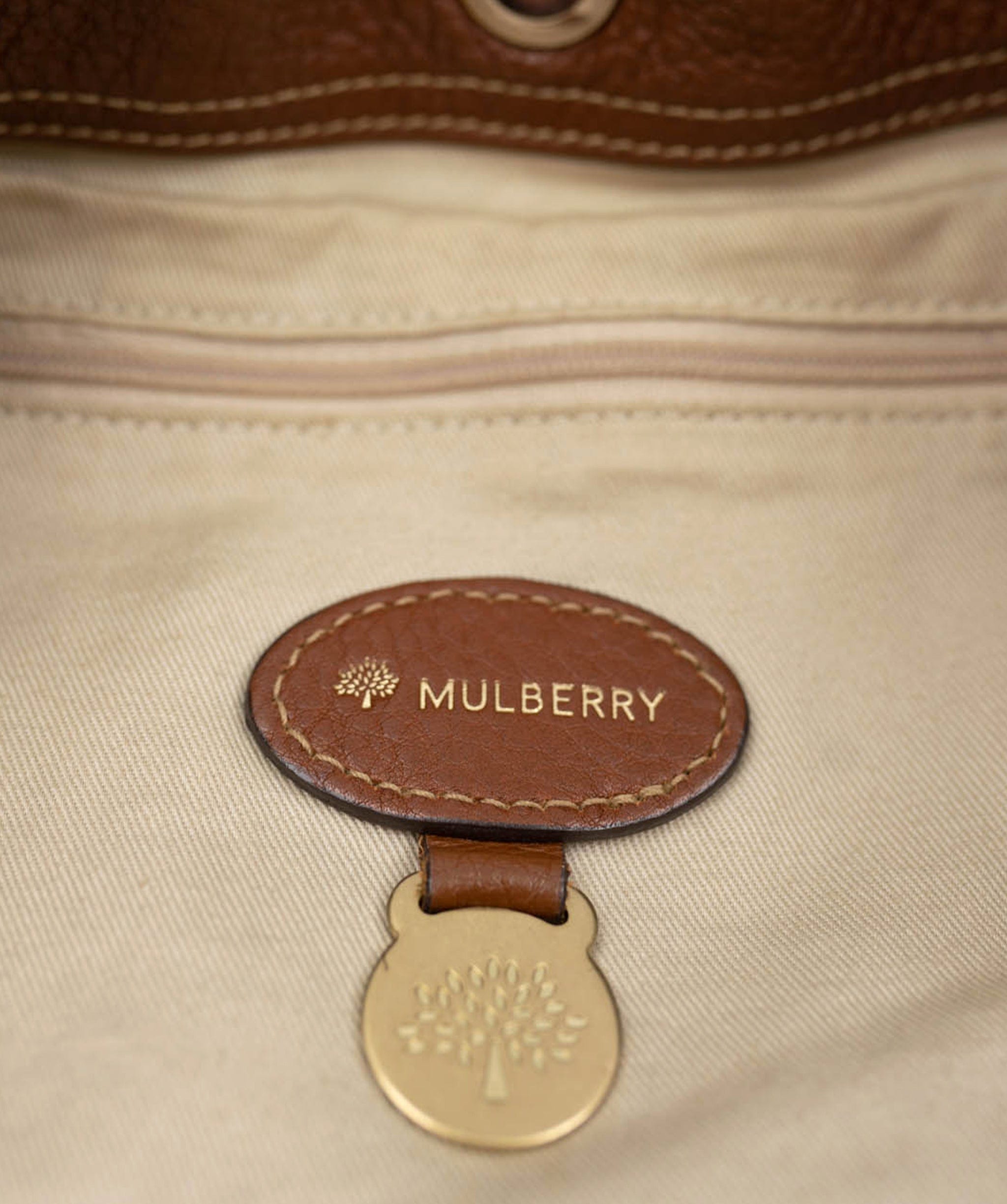 Mulberry Mulberry east west mitzy hobo tan bag AGC1391