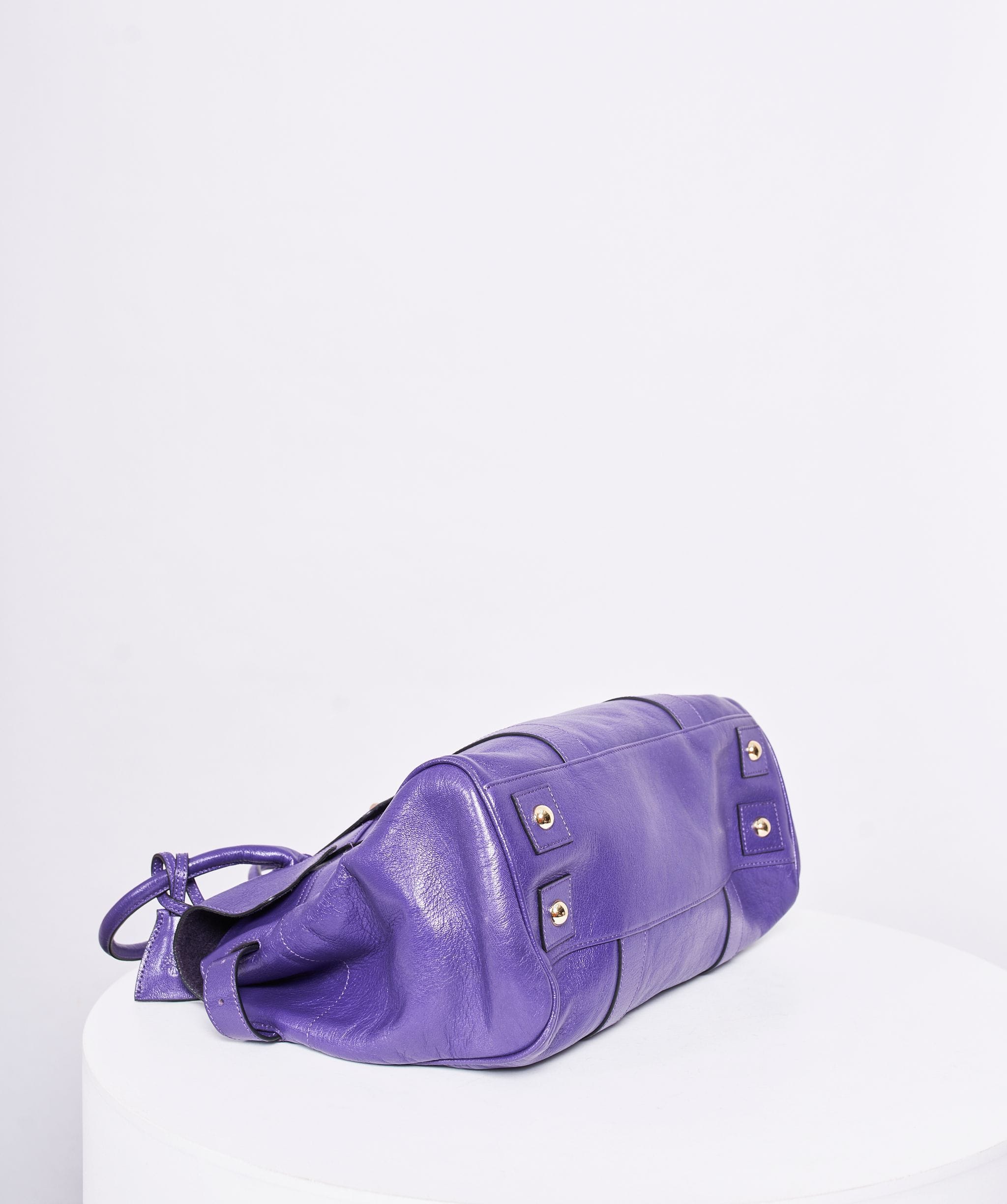 Mulberry Mulberry Purple Leather Bayswater GHW  AGL1001