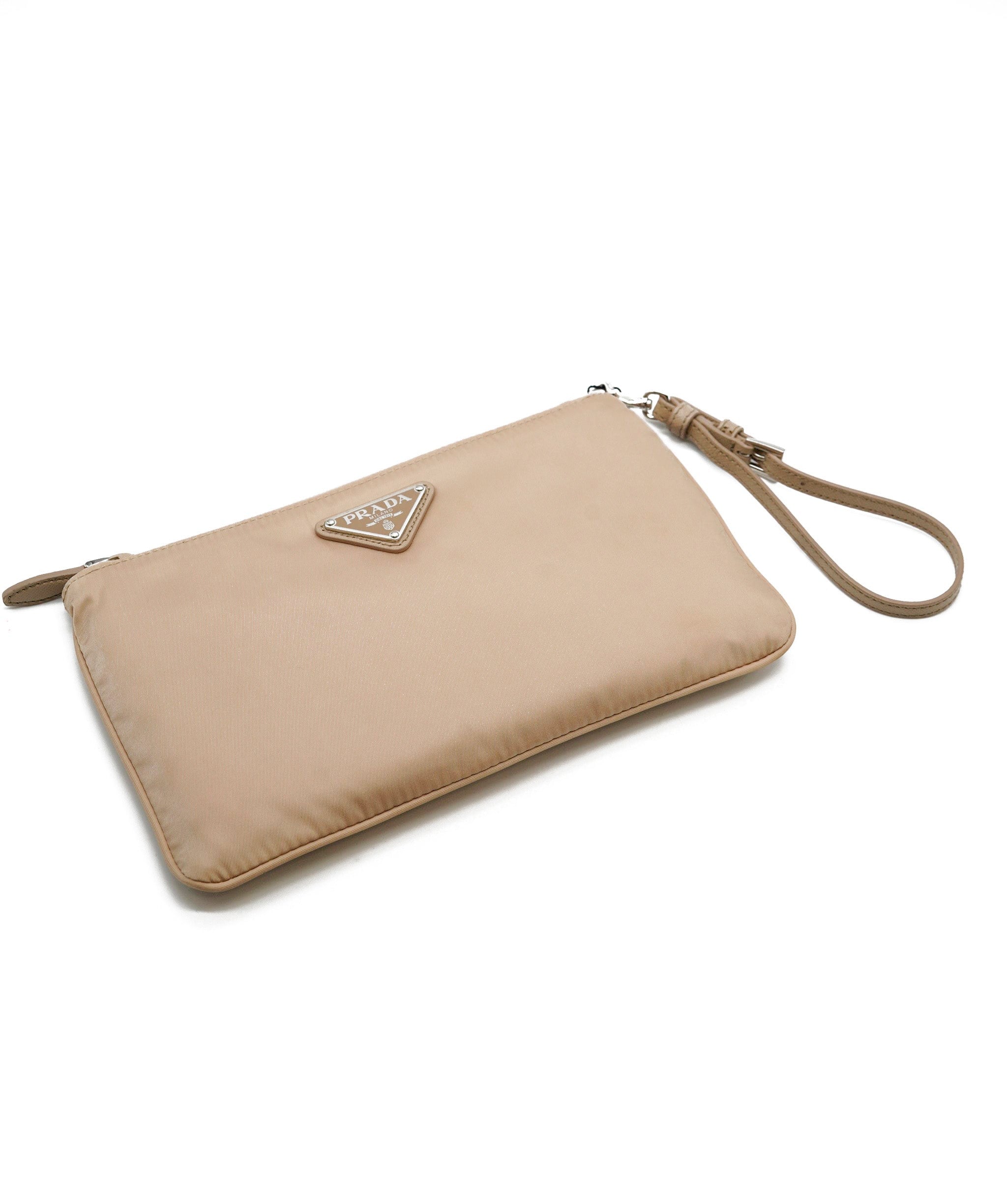 Prada Prada beige nylon pouch  ASL5997