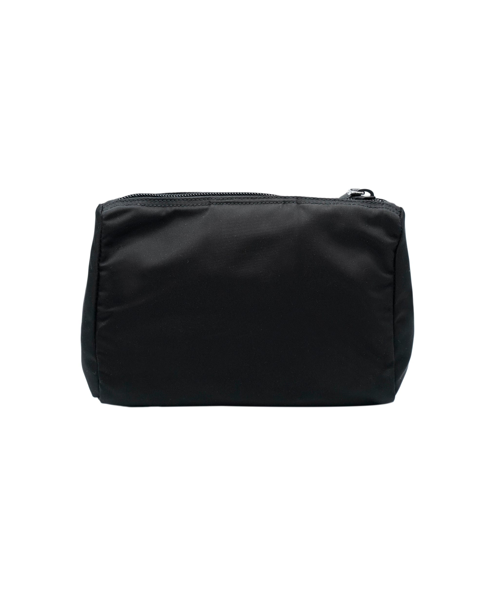 Prada Prada black nylon toiletry pouch small ASL6006