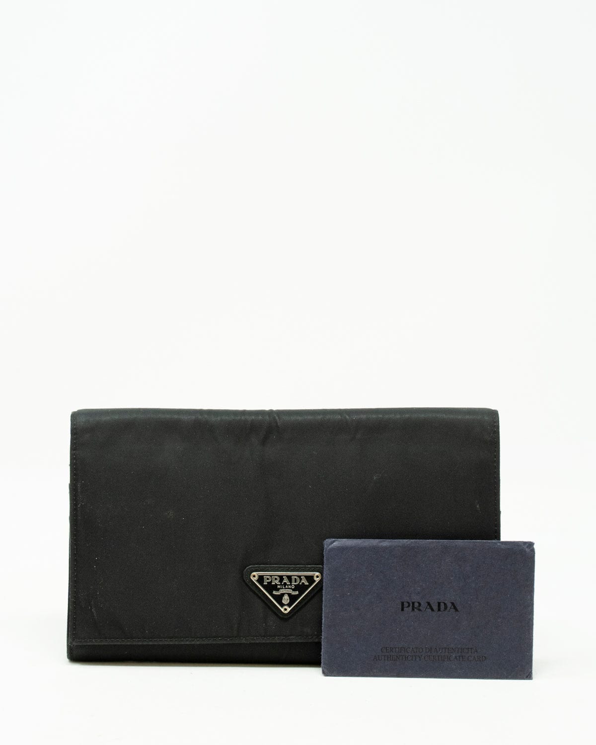 Prada Prada black nylon wallet AJL0013