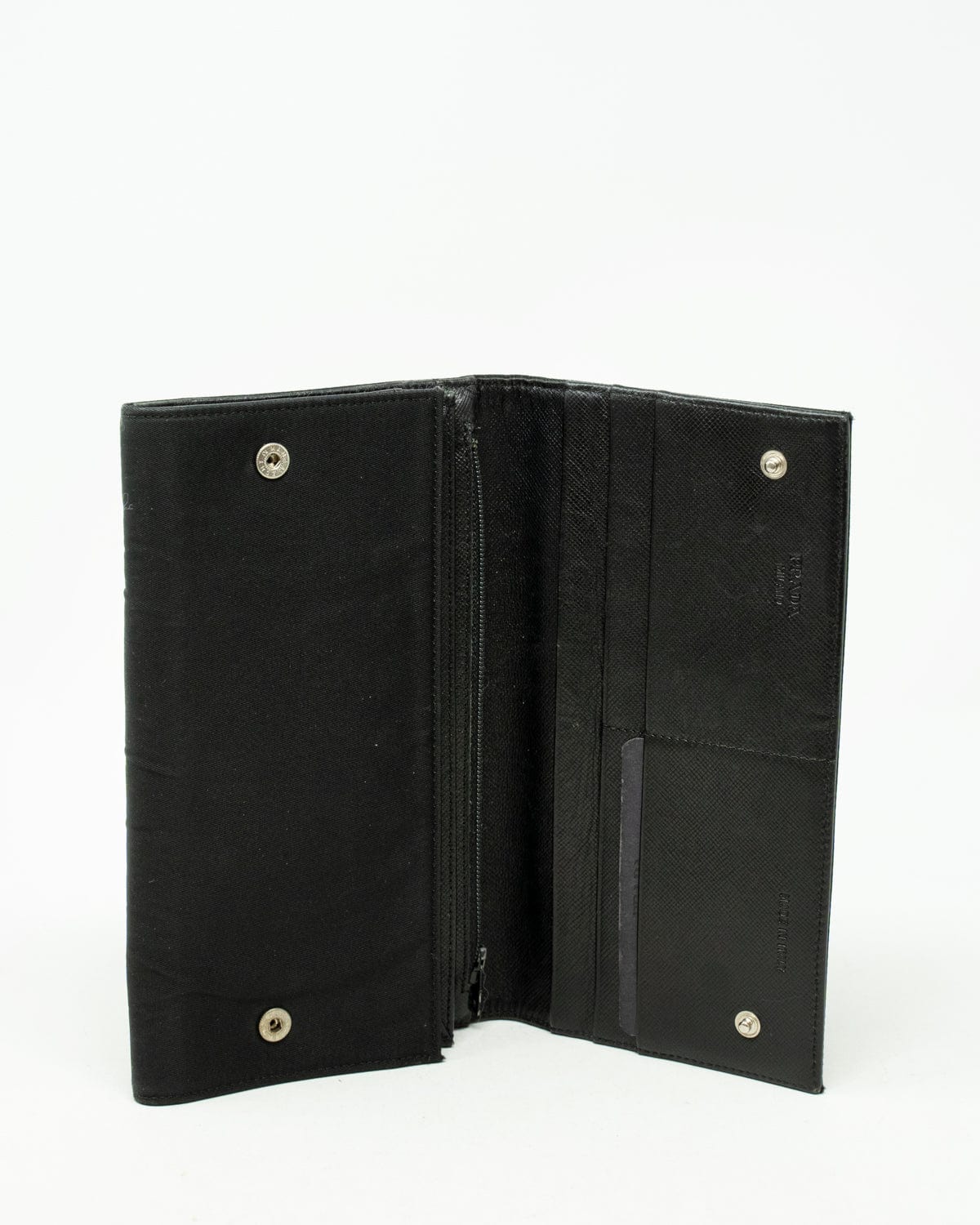 Prada Prada black nylon wallet AJL0013