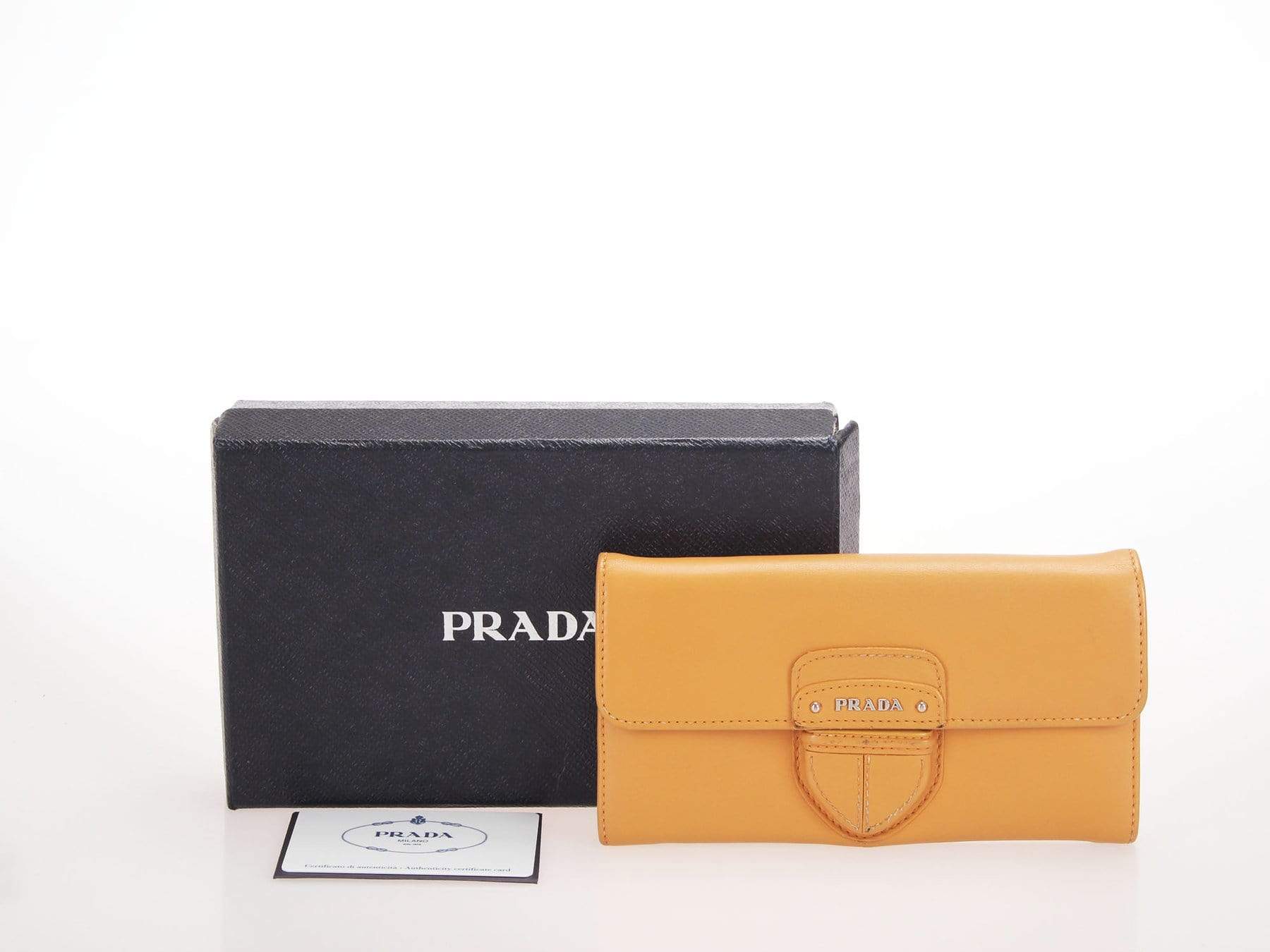 Prada Prada Calf Leather Wallet