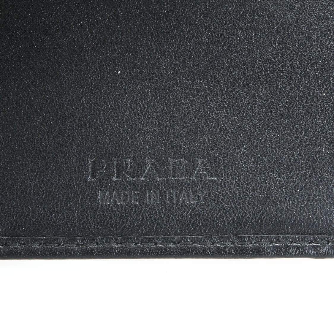 Prada Prada Leather Bi-Fold Wallet