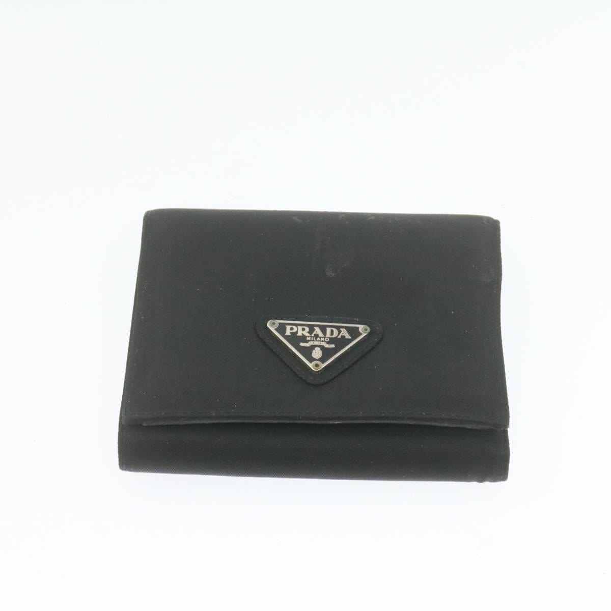 Prada PRADA Nylon Leather Pouch AWL1216