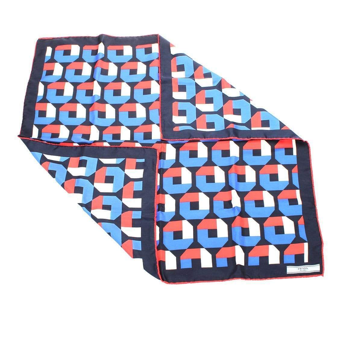 Prada Prada Printed Silk Scarf