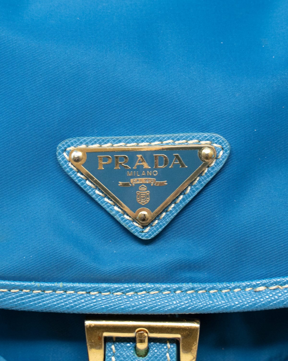 Prada Prada Backpack Blue Nylon - ASL2320