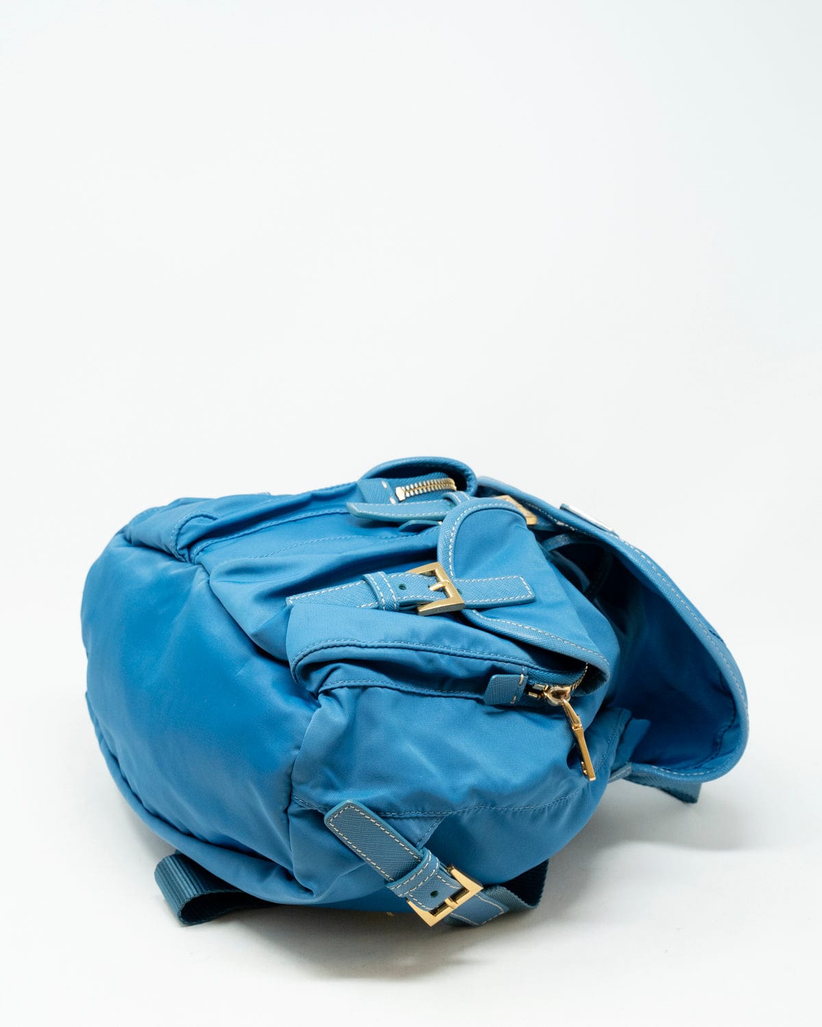 Prada Prada Backpack Blue Nylon - ASL2320