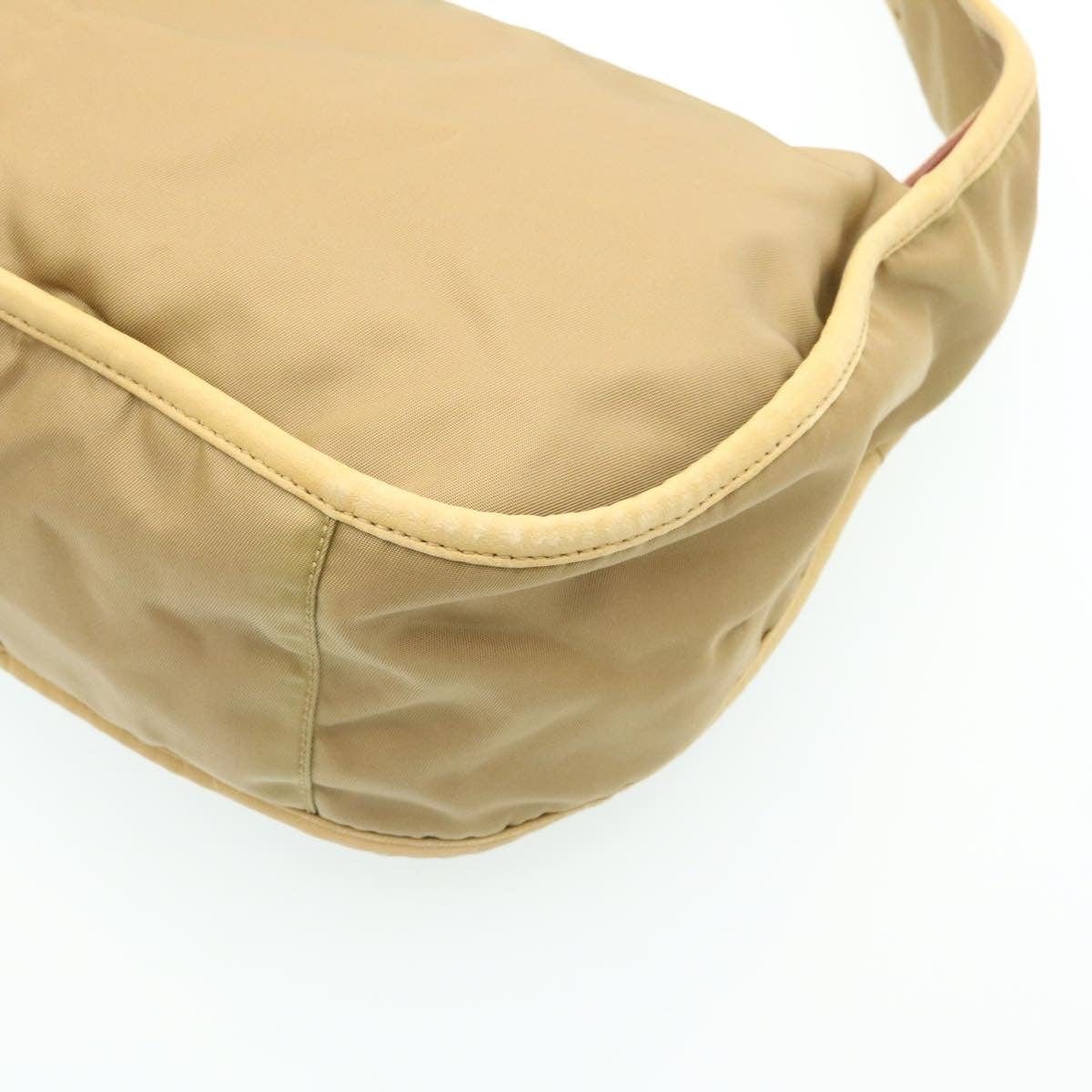 Prada Prada Beige Nylon Shoulder Bag - AWL2103