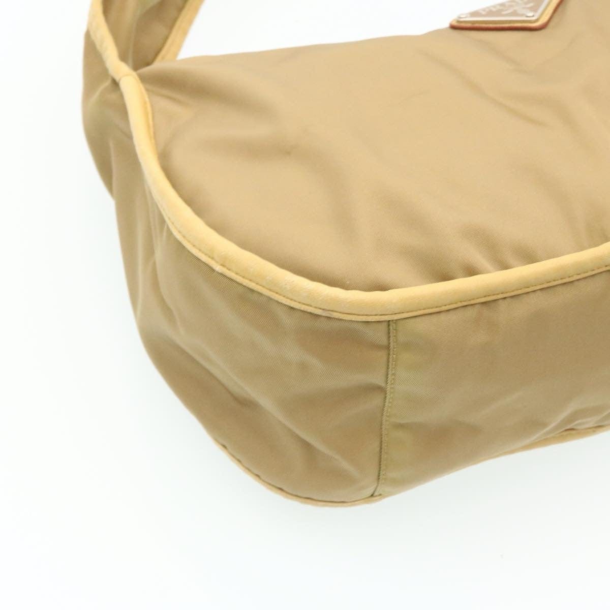 Prada Prada Beige Nylon Shoulder Bag - AWL2103