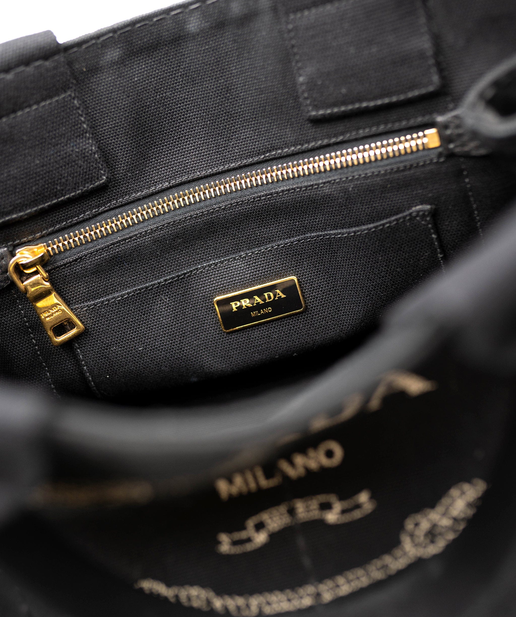 Prada Prada Black Canapa Bag - AWC1405