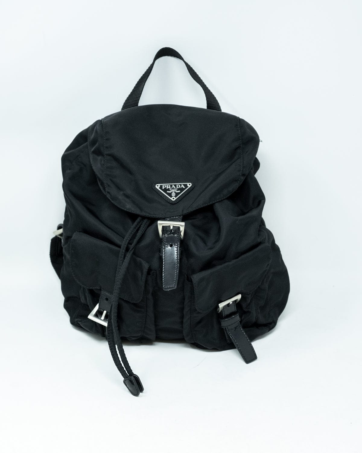 Prada Prada Black Nylon Backpack - AGL1740