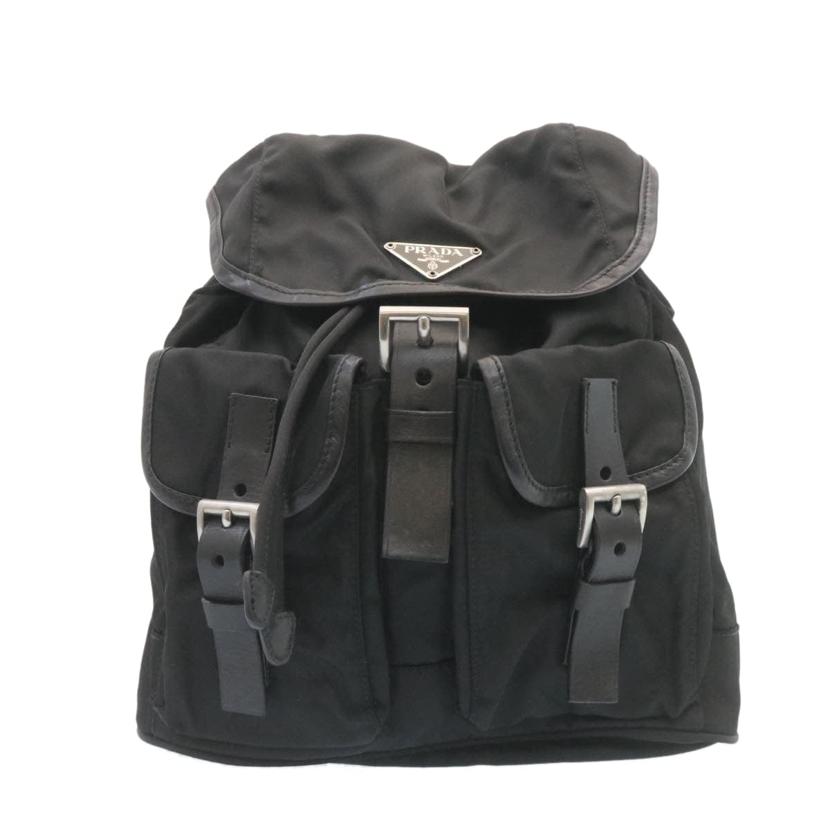 Prada Prada Black Nylon Backpack - AWL2104