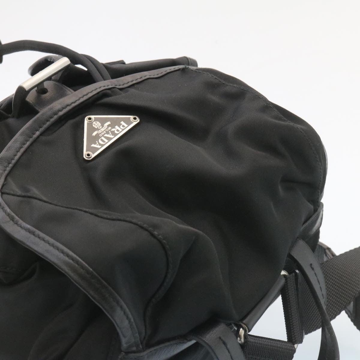 Prada Prada Black Nylon Backpack - AWL2104