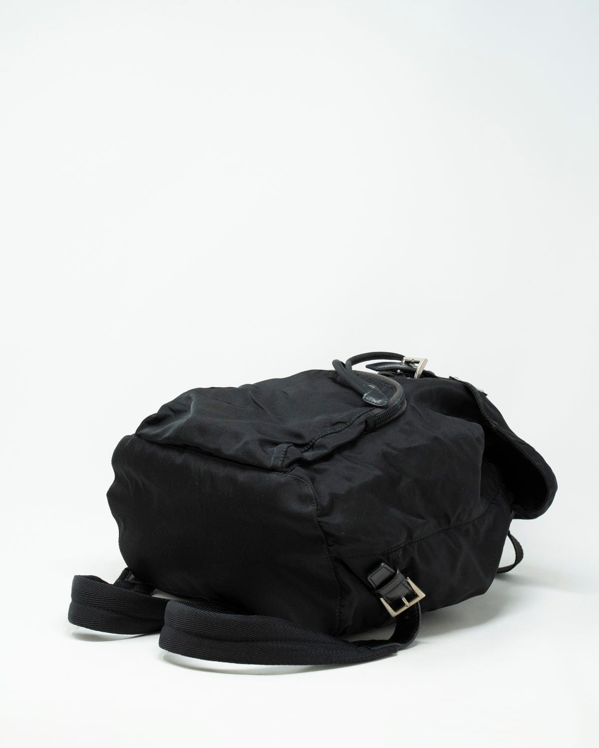 Prada Prada Black Nylon Backpack - AWL2220