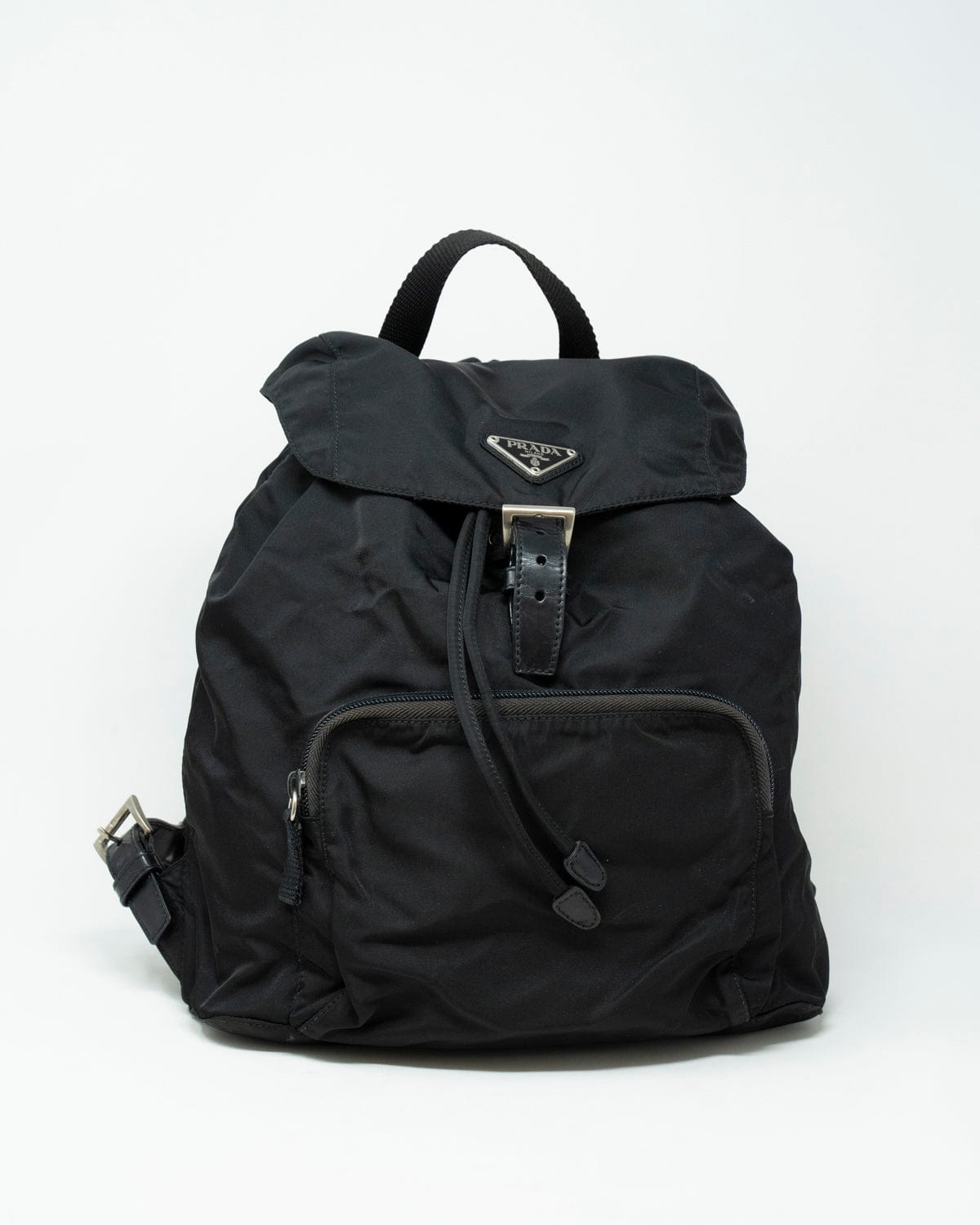 Prada Prada Black Nylon Backpack - AWL2220