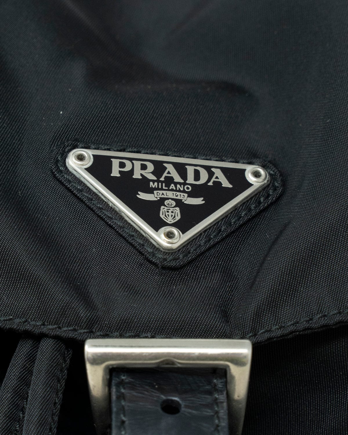 Prada Prada Black Nylon Backpack - AWL2220