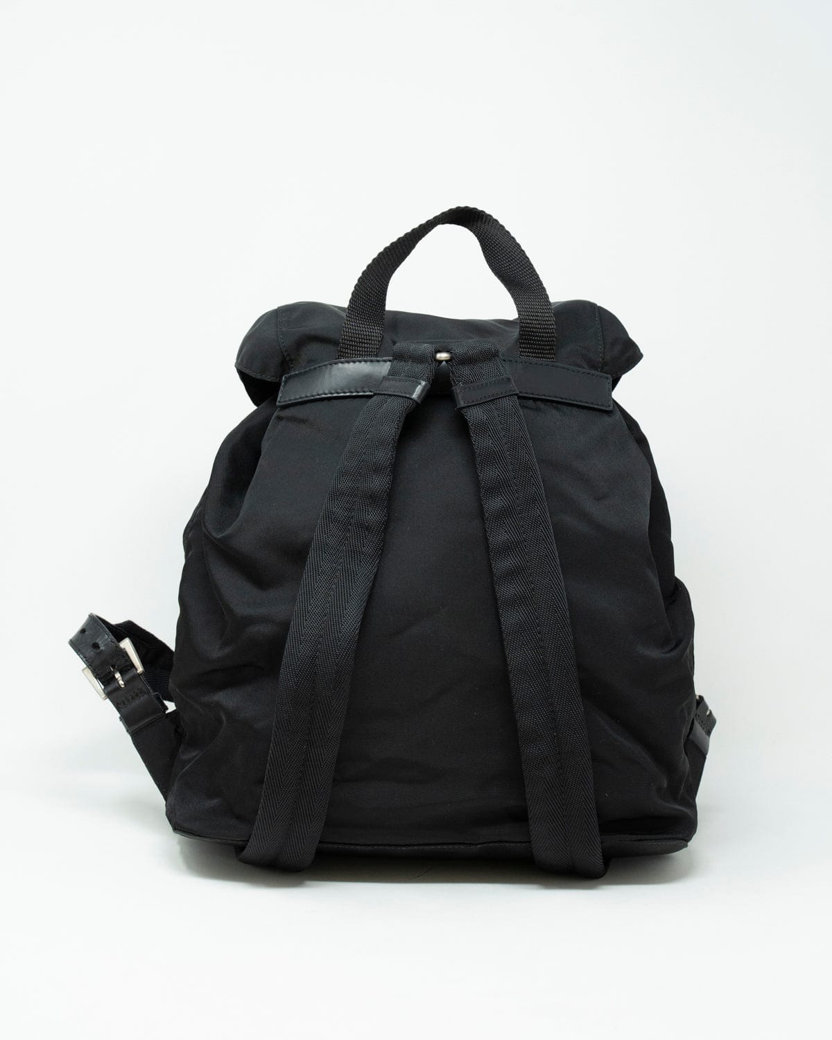 Prada Prada Black Nylon Backpack - AWL2220