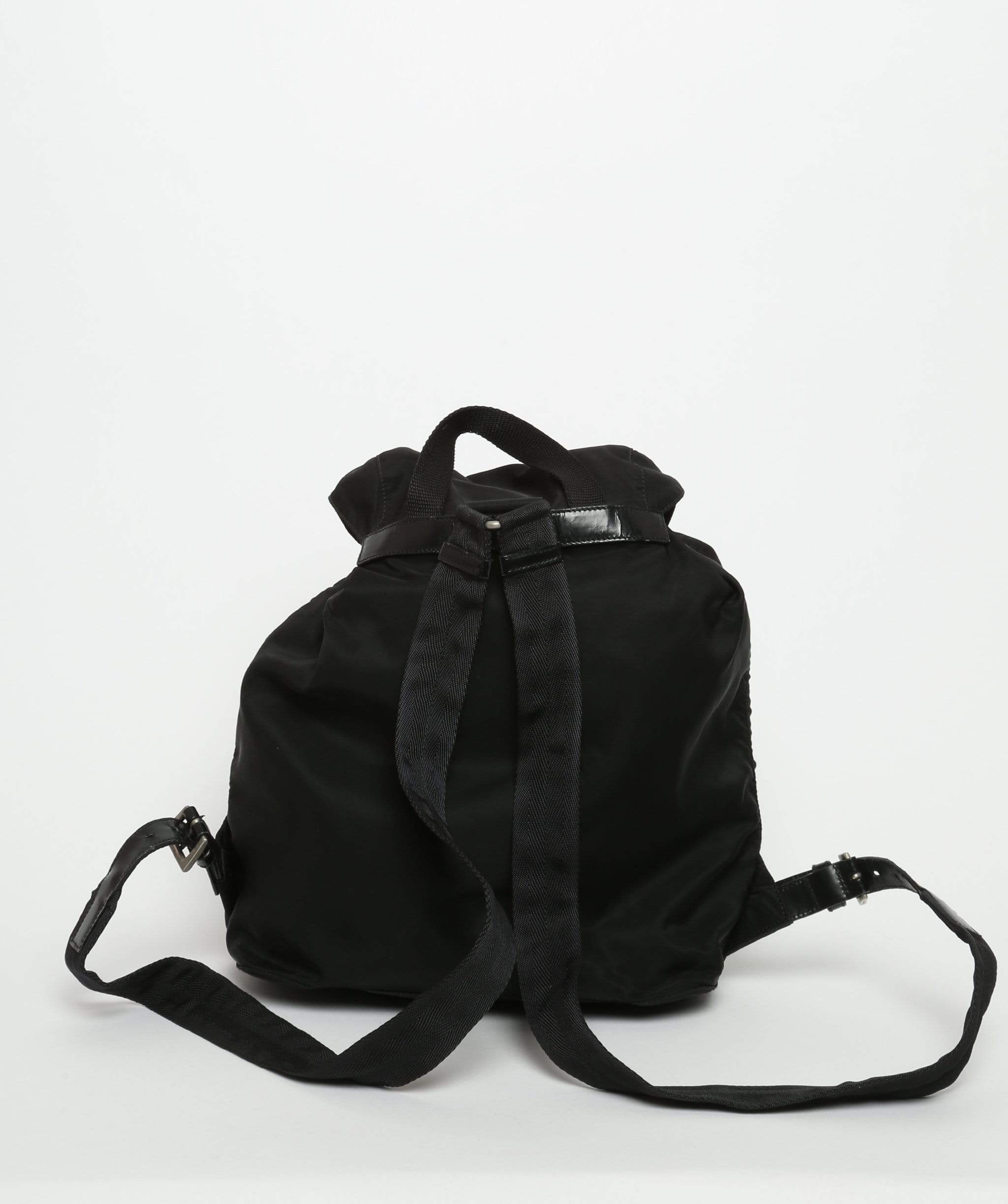 Prada Prada Black Nylon Backpack with Single Pocket 58